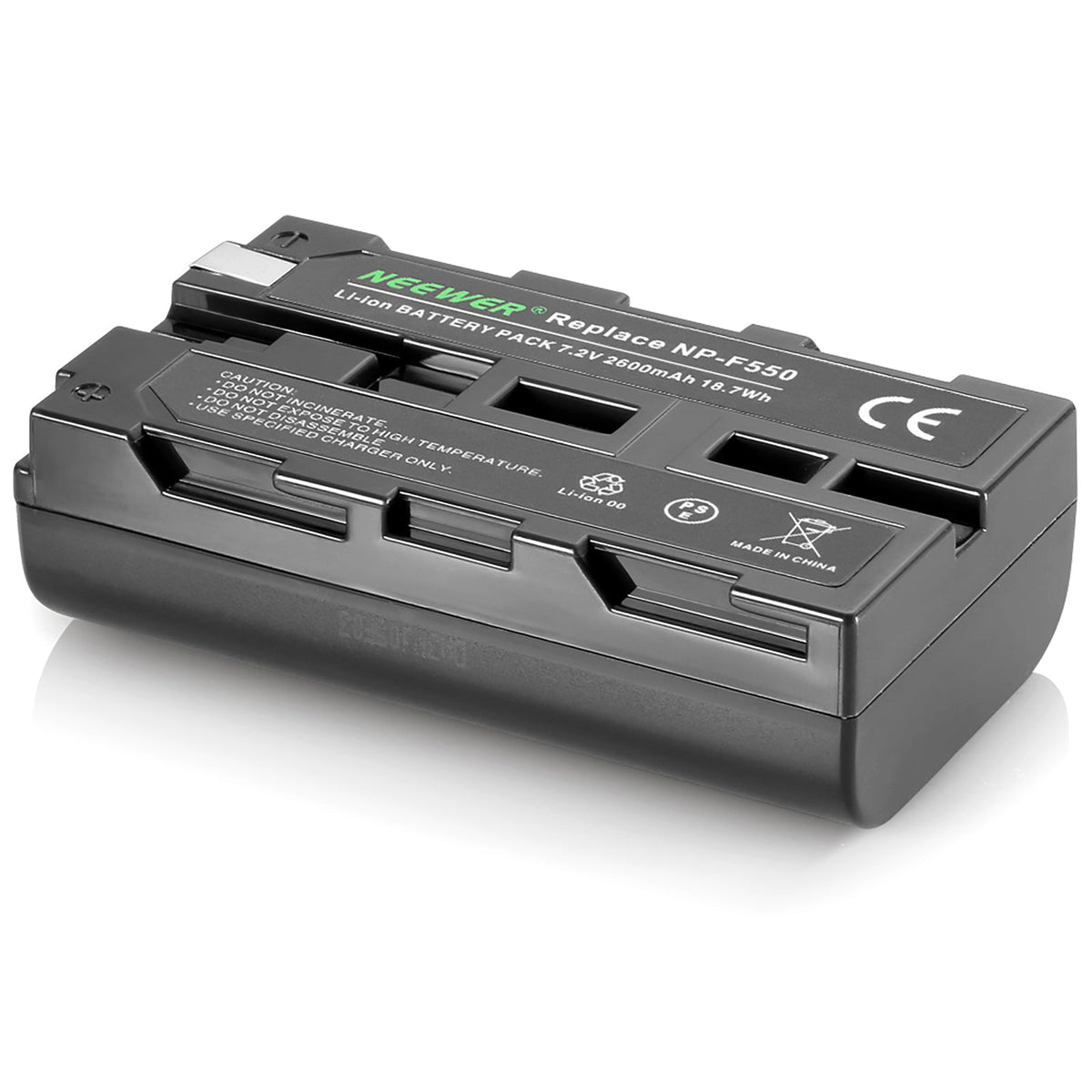 Kit Neewer: Caricabatterie Micro USB + 2 Batterie NP-F550/570/530 2600mAh - Foto 1
