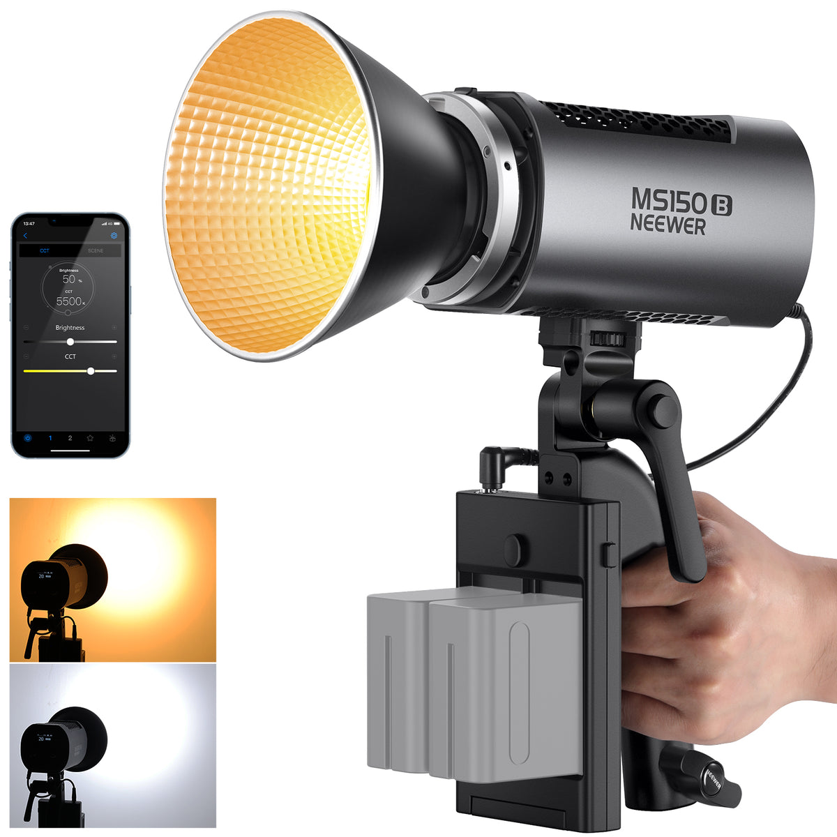 NEEWER MS150B 130W 二色LEDビデオライト – NEEWER.JP