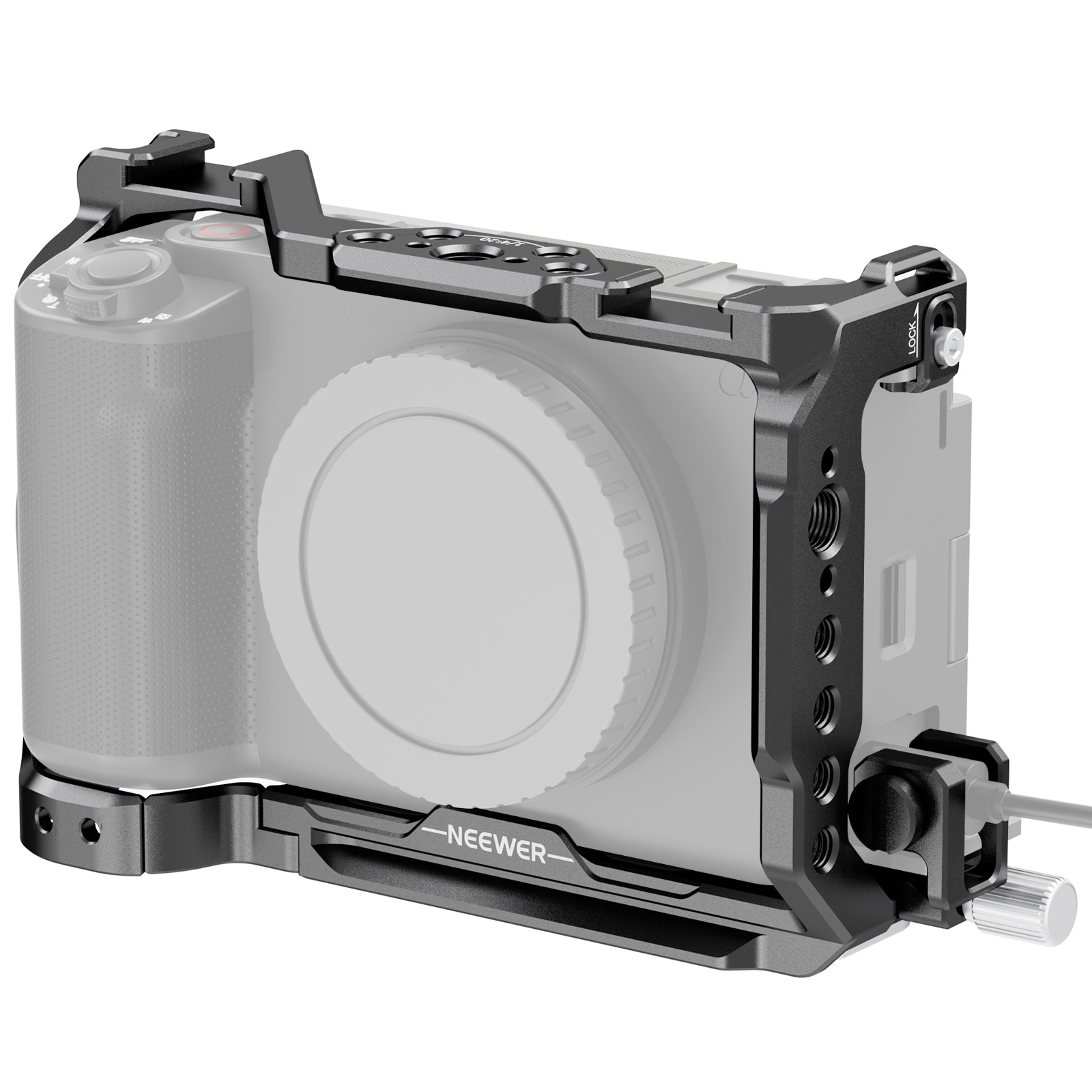 NEEWER ZV-E1 カメラケージ HDMIケーブルクランプ付き