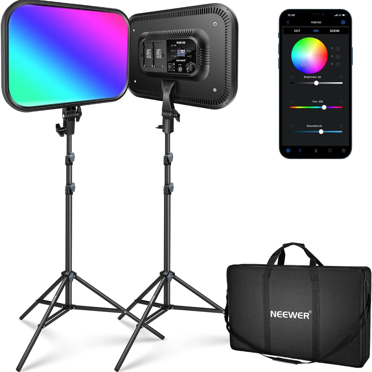 NEEWER 2パック 18.3 