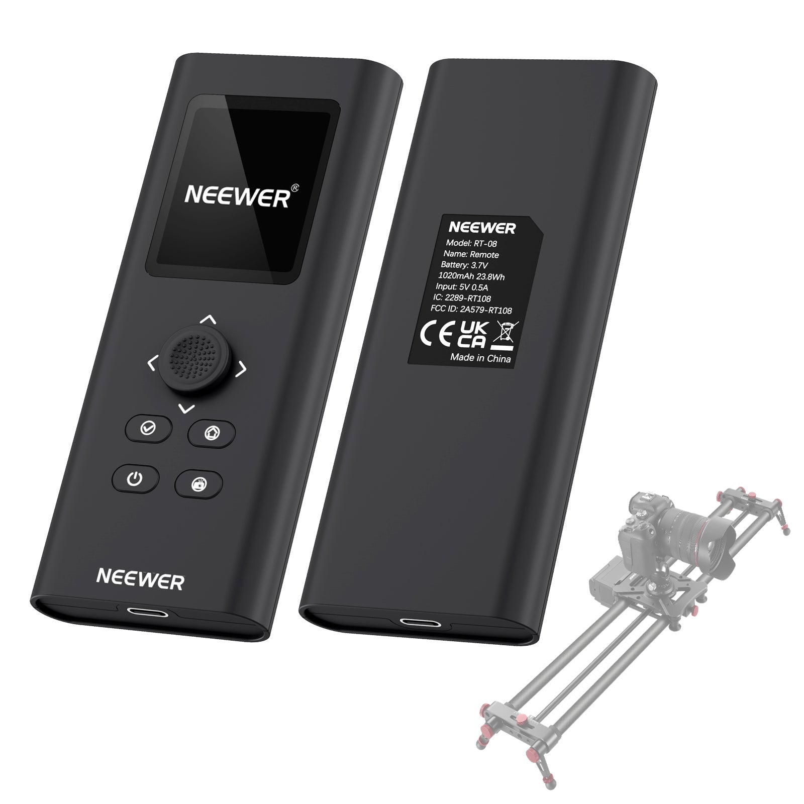 NEEWER RT-08 2.4G 電動カメラ スライダー用リモコン - NEEWER