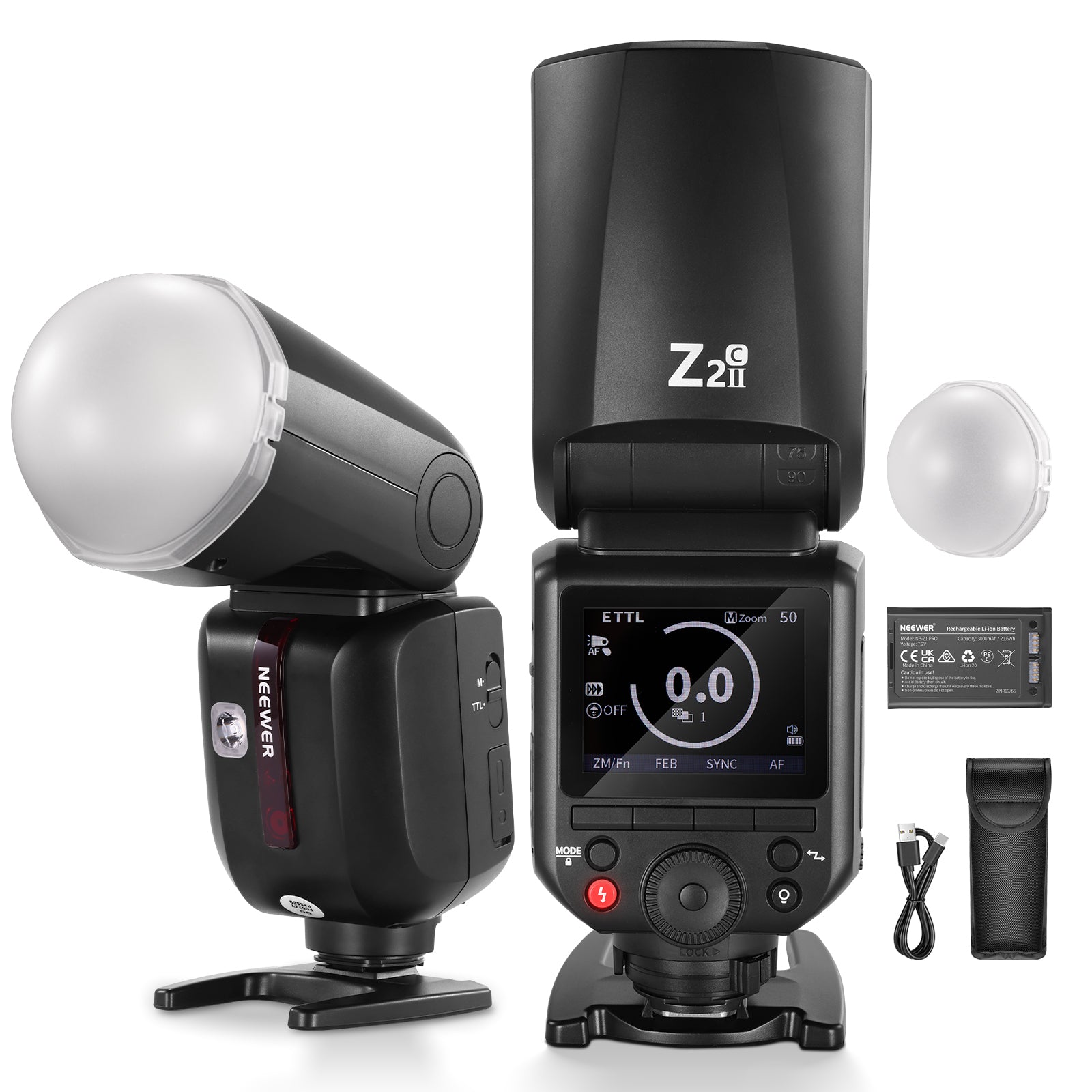 NEEWER Z2II 2.4G TTL カメラフラッシュストロボ – NEEWER.JP