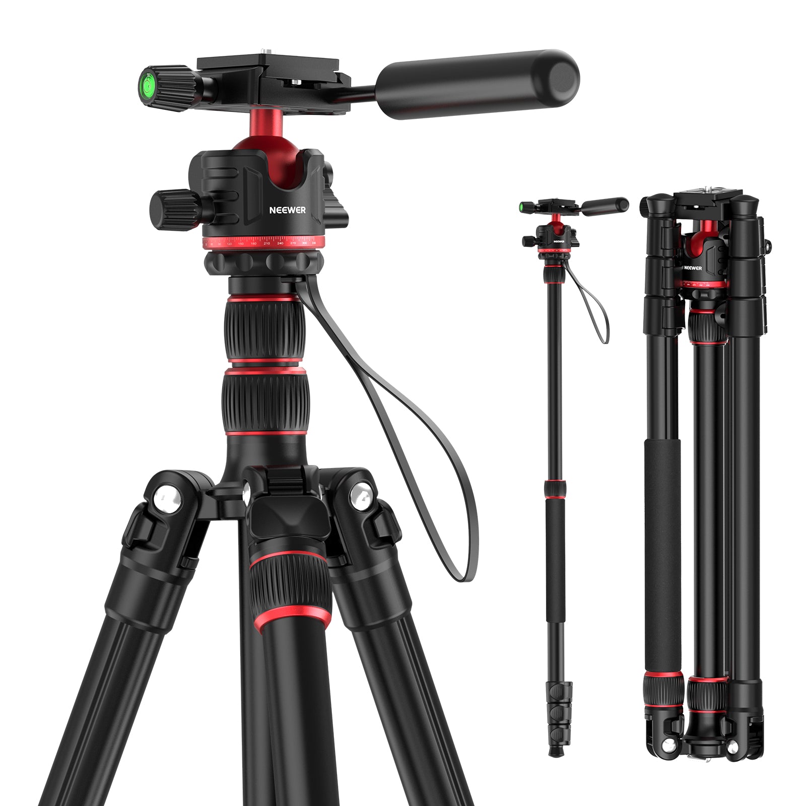 NEEWER TP08 196cmビデオ三脚 – NEEWER.JP