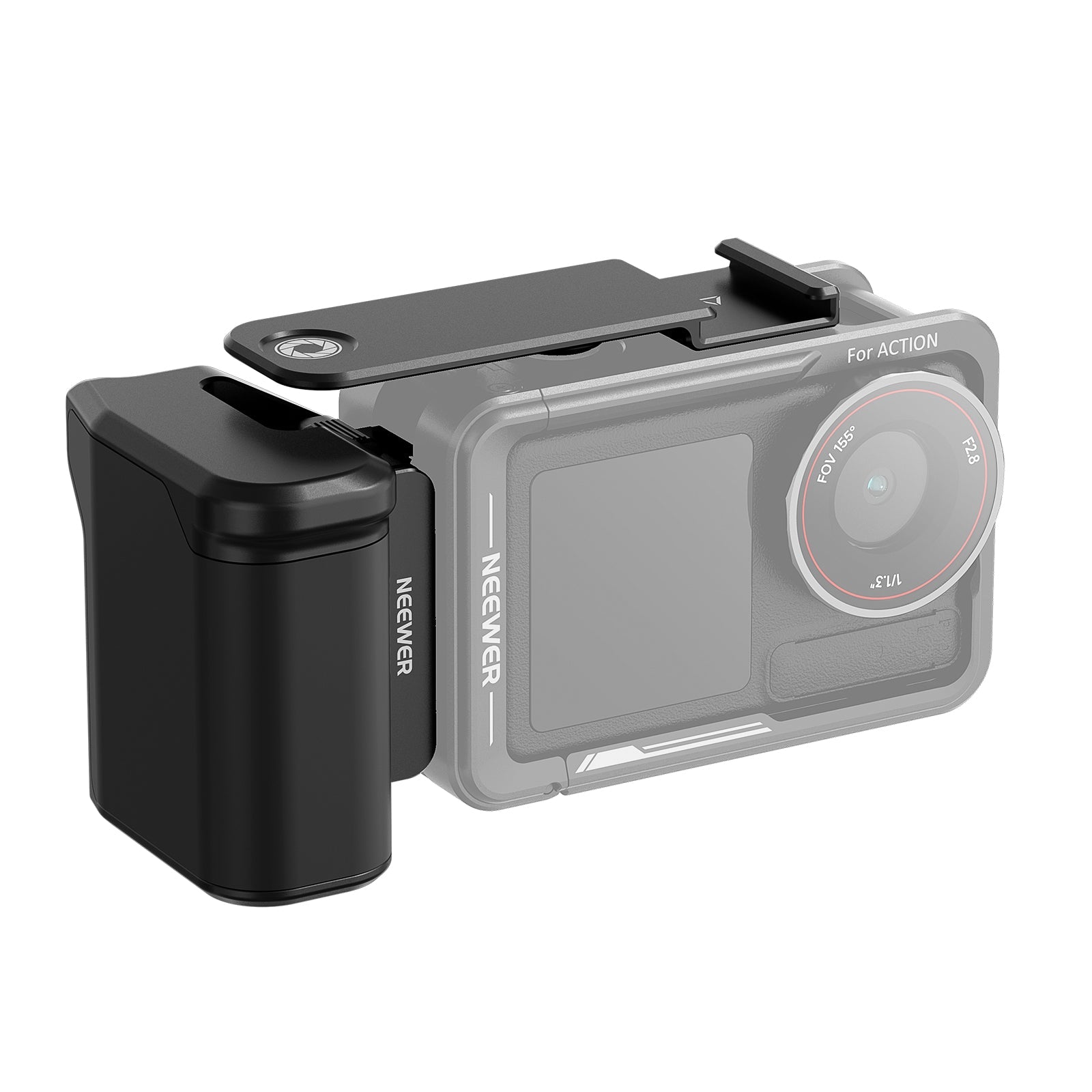 NEEWER AC034 Side Handle for AC014 DJI Osmo Action 5 Pro/4/3 Cage - black