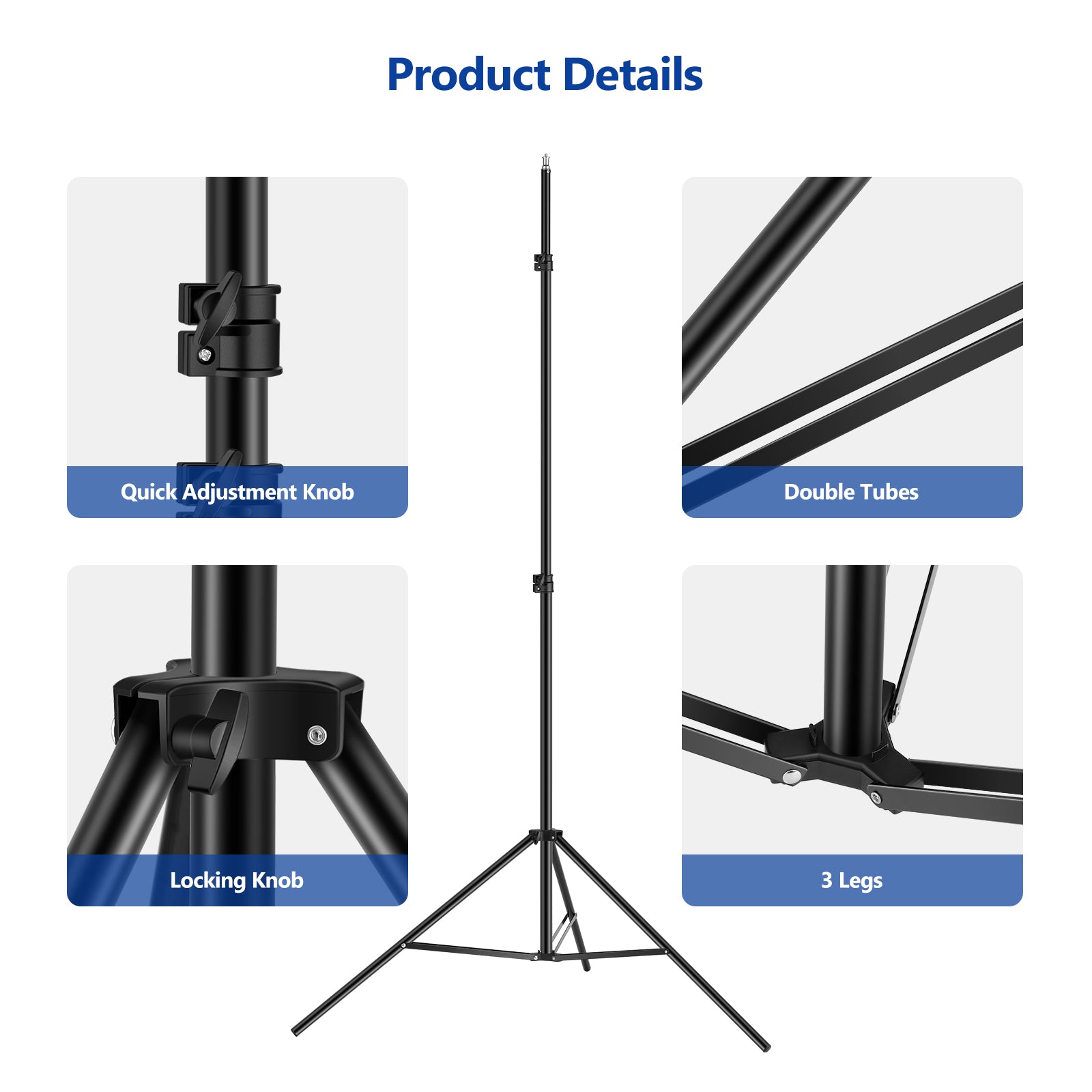 NEEWER 2.6m T字型 背景サポートスタンドキット – NEEWER.JP