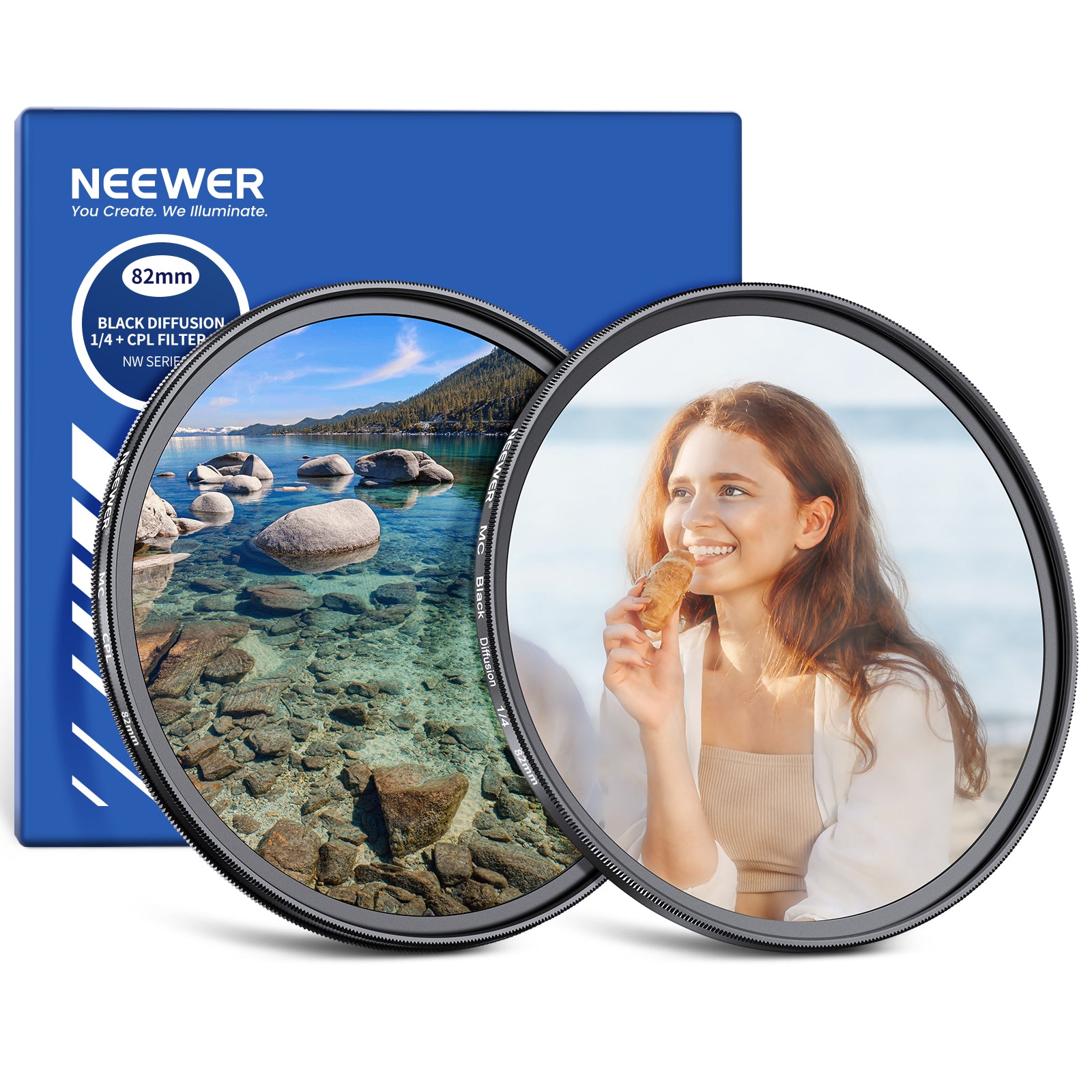 NEEWER 2パック CPL&ブラック拡散1/4フィルターセット – NEEWER.JP