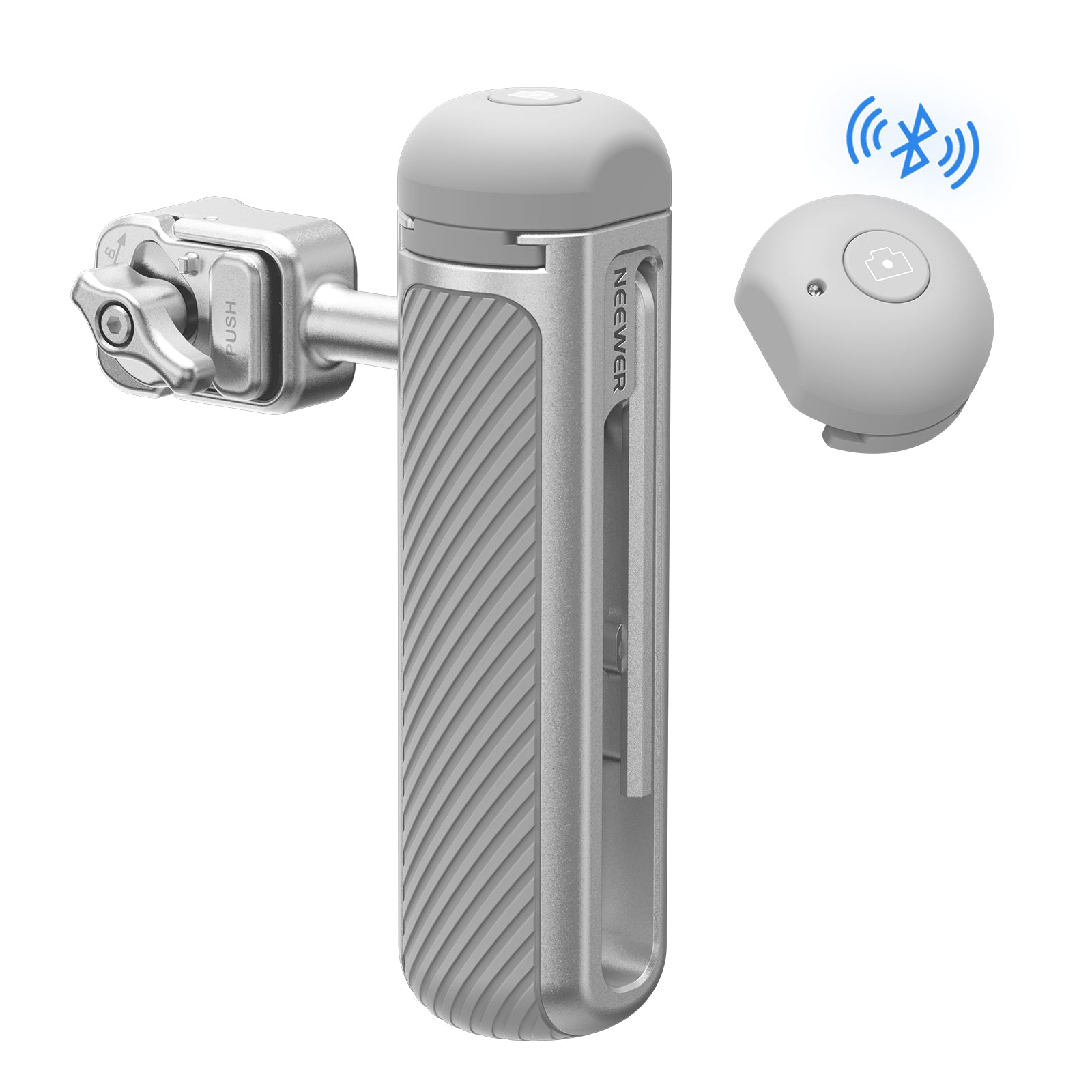 NEEWER PA045E スマホ用クイックリリースサイドハンドル (ブラック