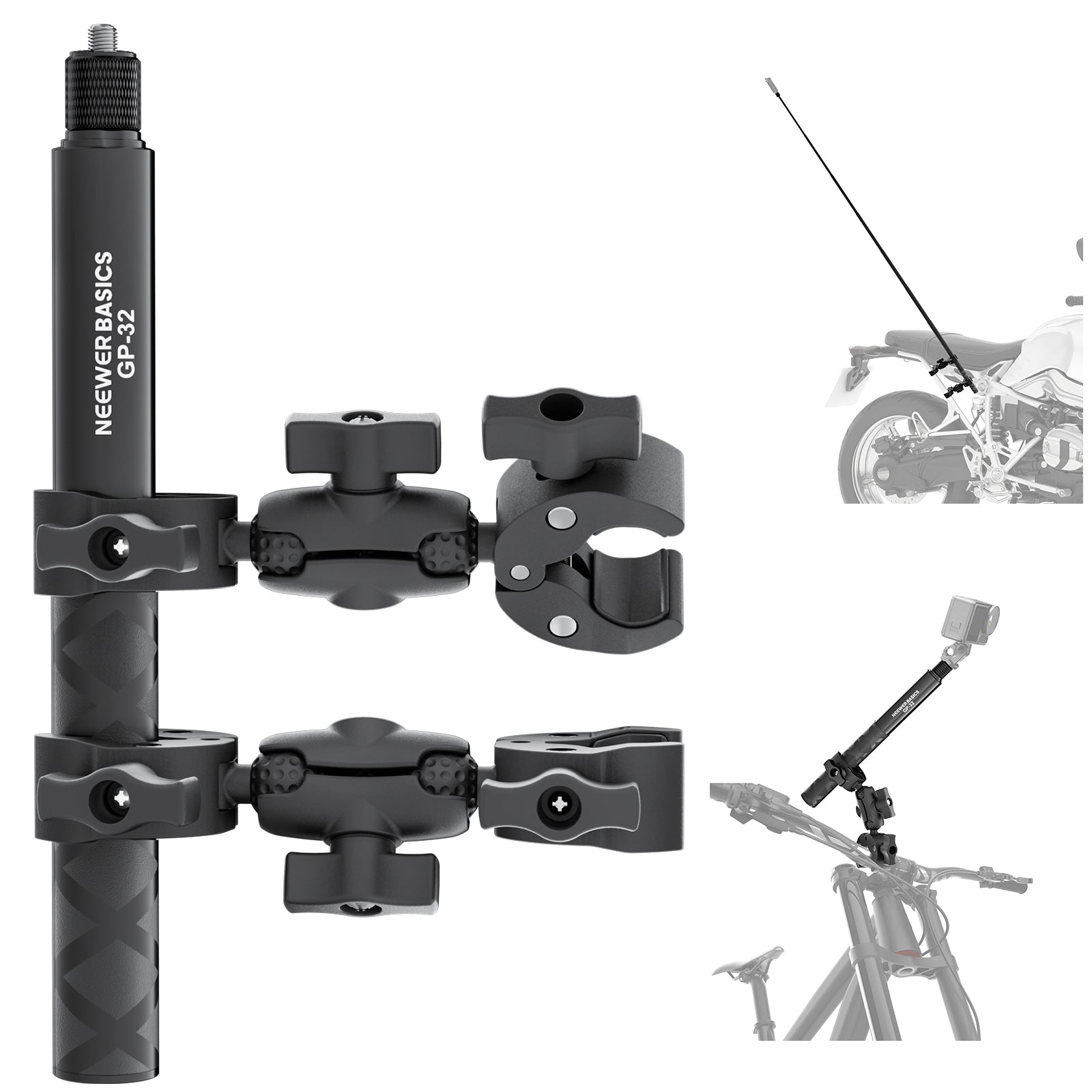 NEEWER BASICS GP-32 バイクカメラマウントキット – NEEWER.JP