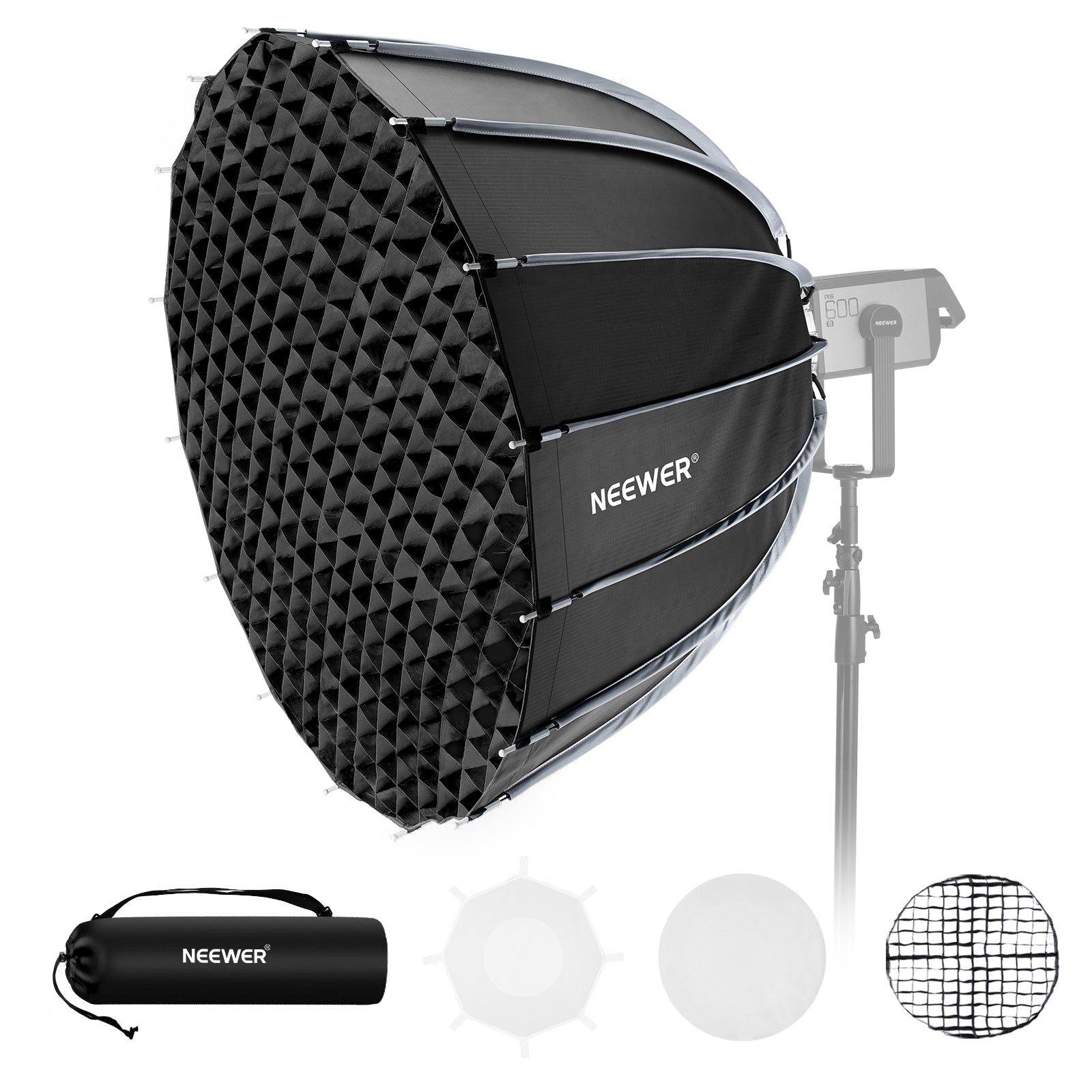 バナージ ブルーミング、エリートスパーク　格1ボックス NEEWER BASICS NS36P/NS37P/NS38P/NS39P パラボリックソフトボックス