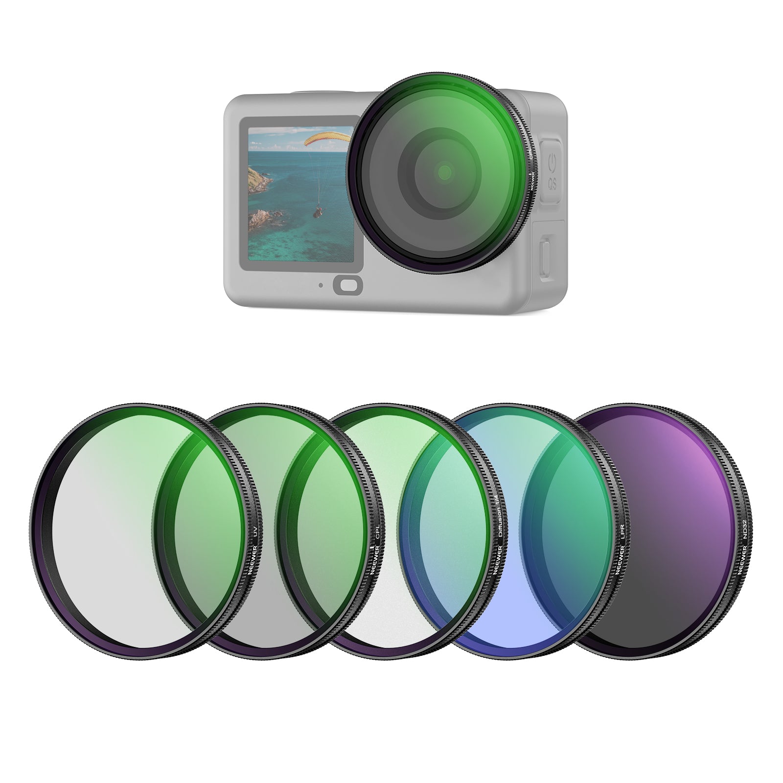 NEEWER フィルターセット Osmo Action 6対応 – NEEWER.JP