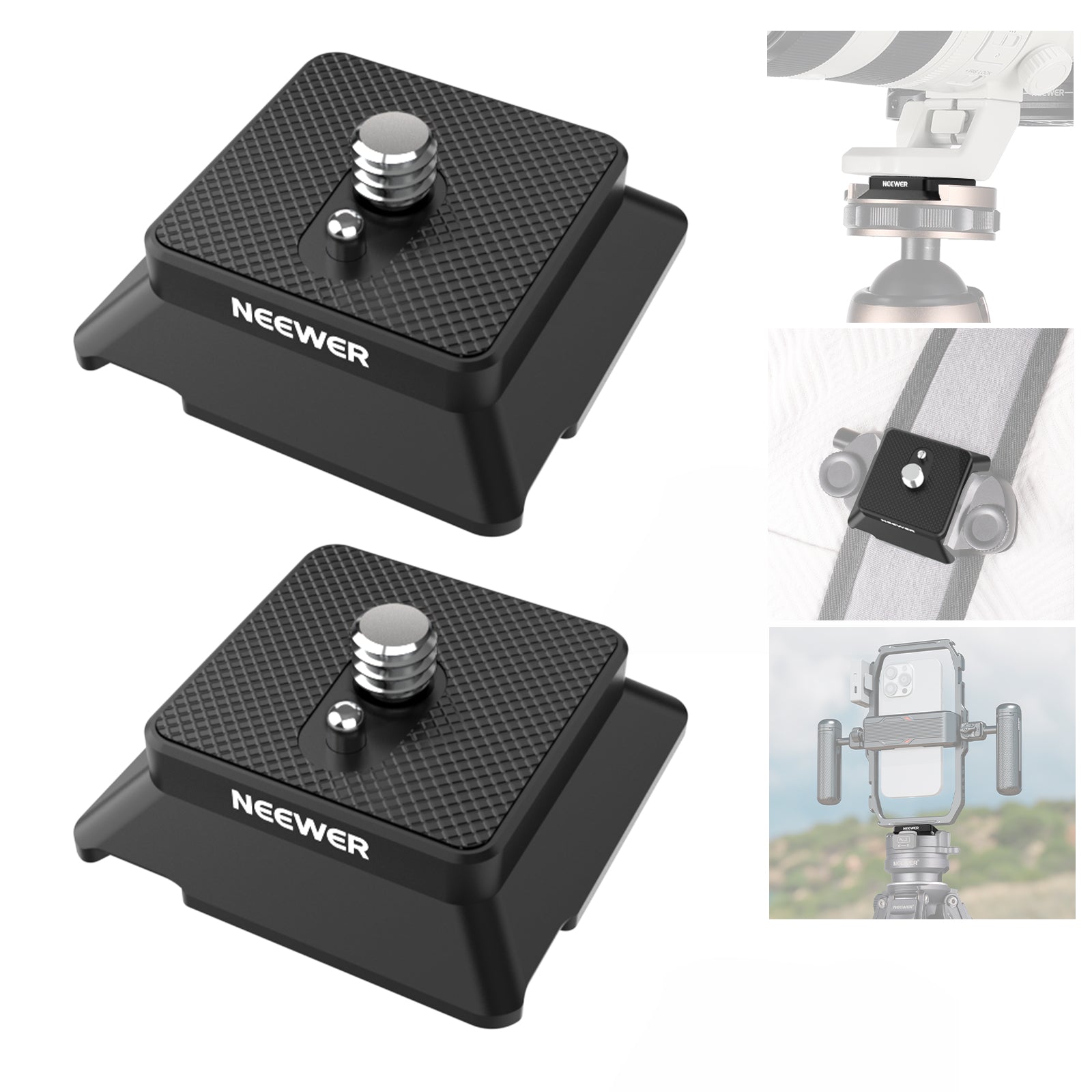 paul フラットマウント用　KLAMPER 前後　最終値下げ NEEWER UA078 Arca型 クイックリリースプレート 1/4