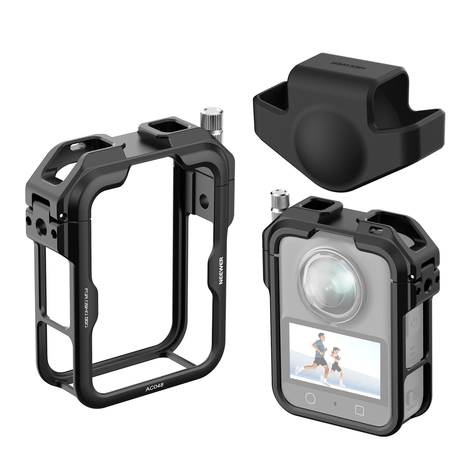 NEEWER AC048 アクションカメラケージ コンパチブル DJI Osmo 360