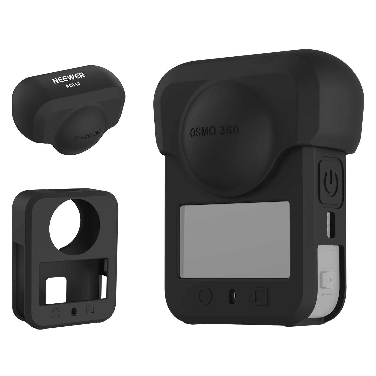 コア　カメラパーツ３台 NEEWER AC048 アクションカメラケージ コンパチブル DJI Osmo 360