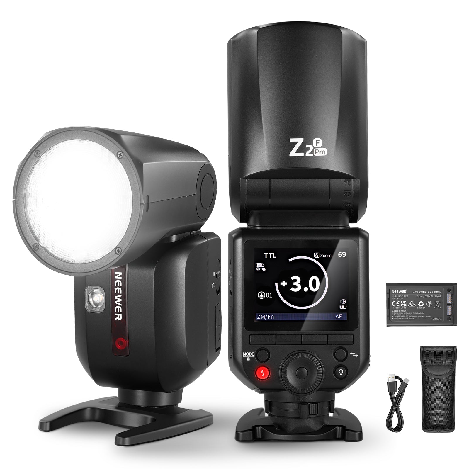 ストロボ NEEWER Z2PRO 76Ws TTL ラウンドヘッドフラッシュストロボ – NEEWER.JP