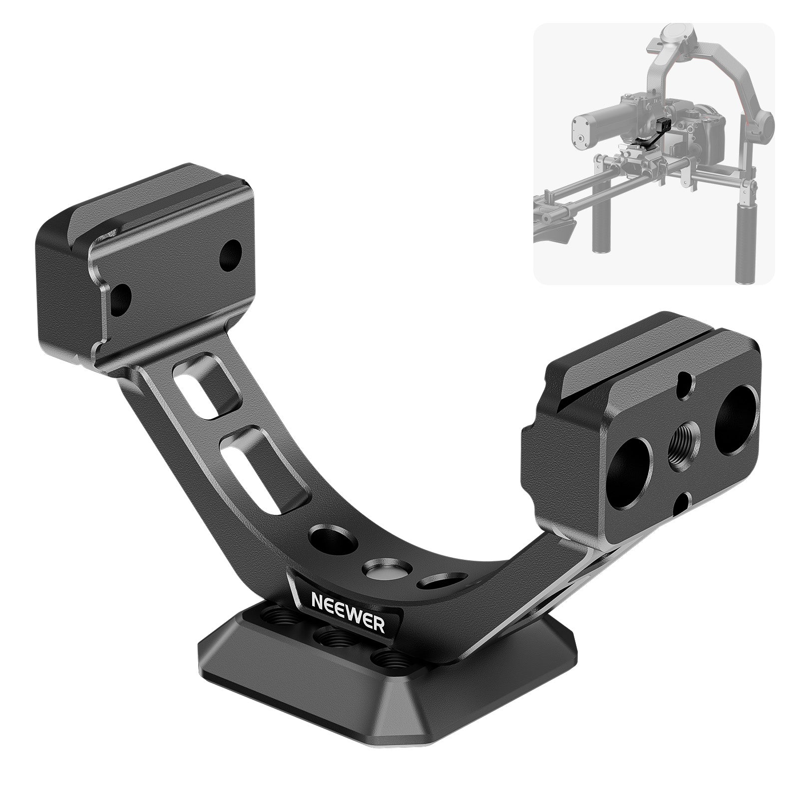 NEEWER GA030/GA030P Arca型 マウントアダプター NATOレール付き DJI