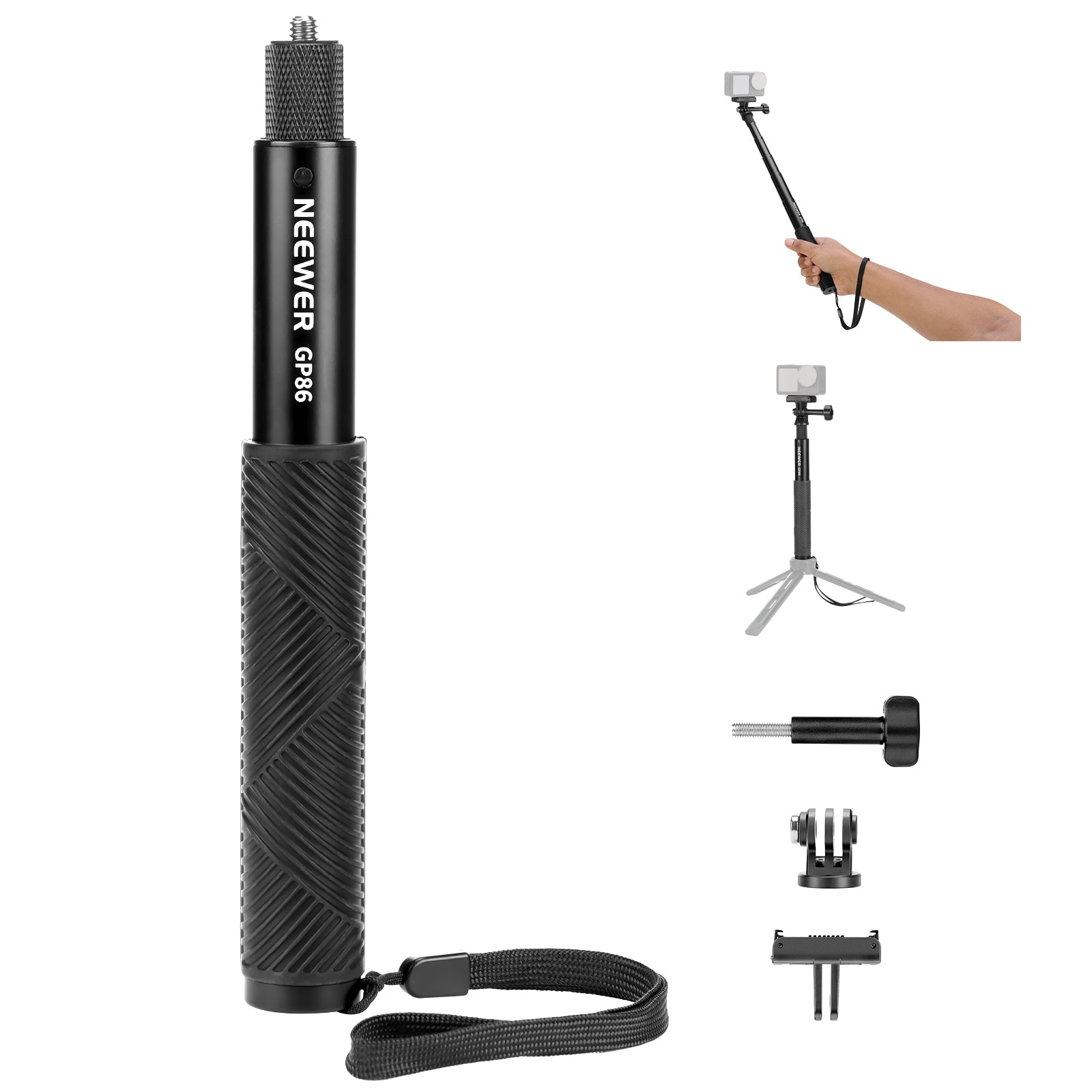 NEEWER GP-84/GP-85/GP-86 延長ロッドキット アクションカメラ用