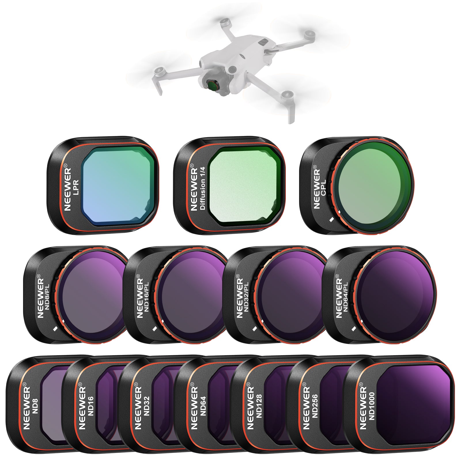 クロロフィル　セット NEEWER FL-B05 14パック ND＆CPL＆LPR＆効果フィルターセット DJI Mini