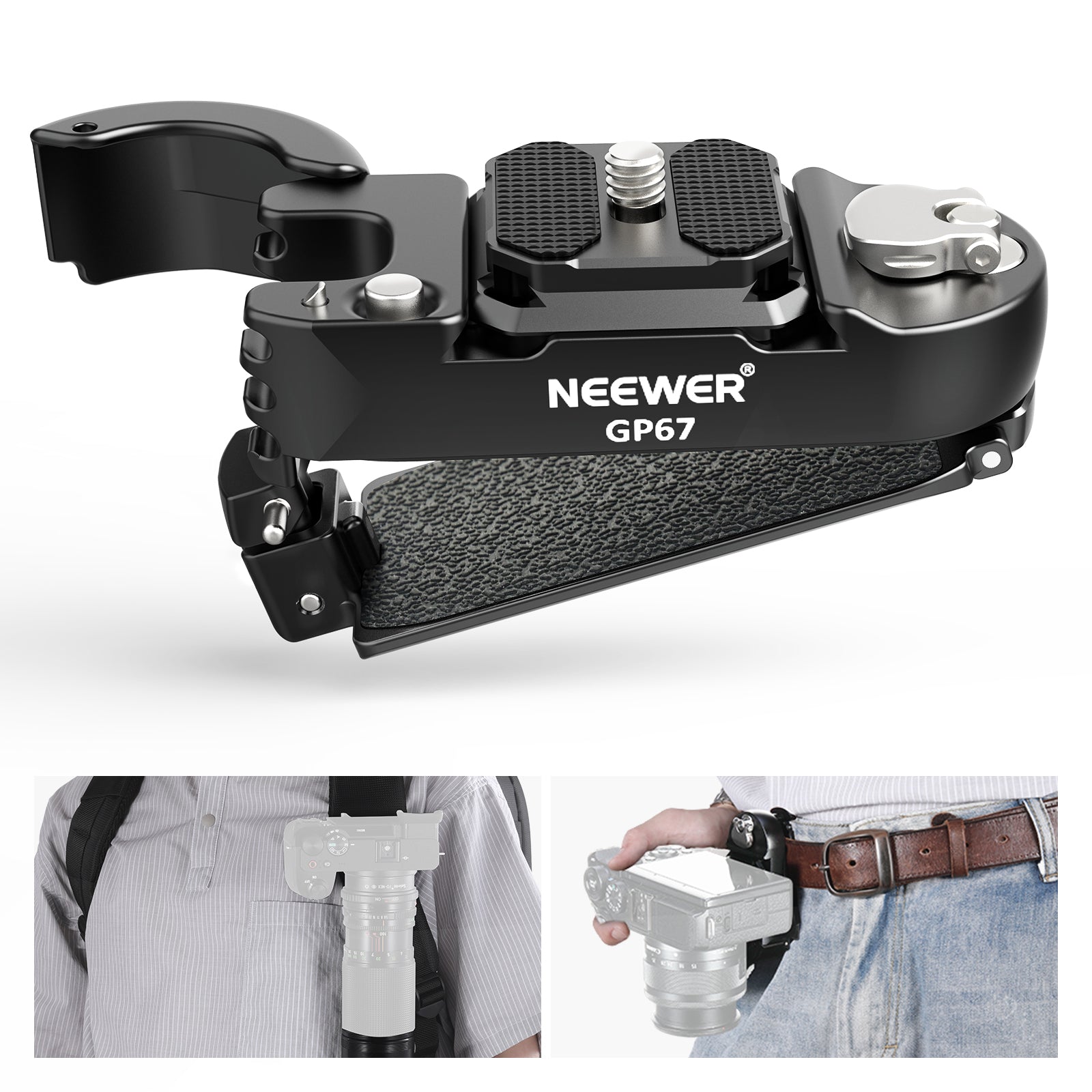 NEEWER GP67 バックパックカメラクリップマウント – NEEWER.JP