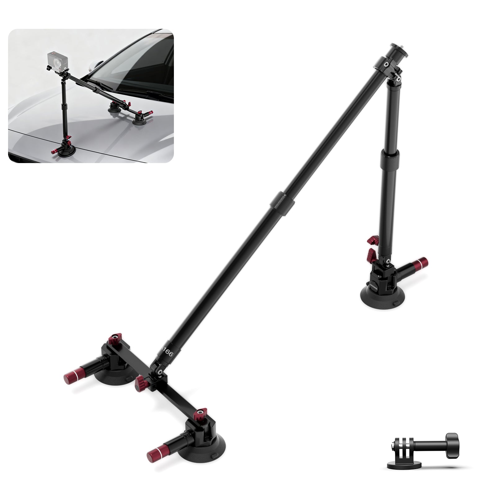 NEEWER BASICS CA166 トリプル吸盤カーマウントキット – NEEWER.JP