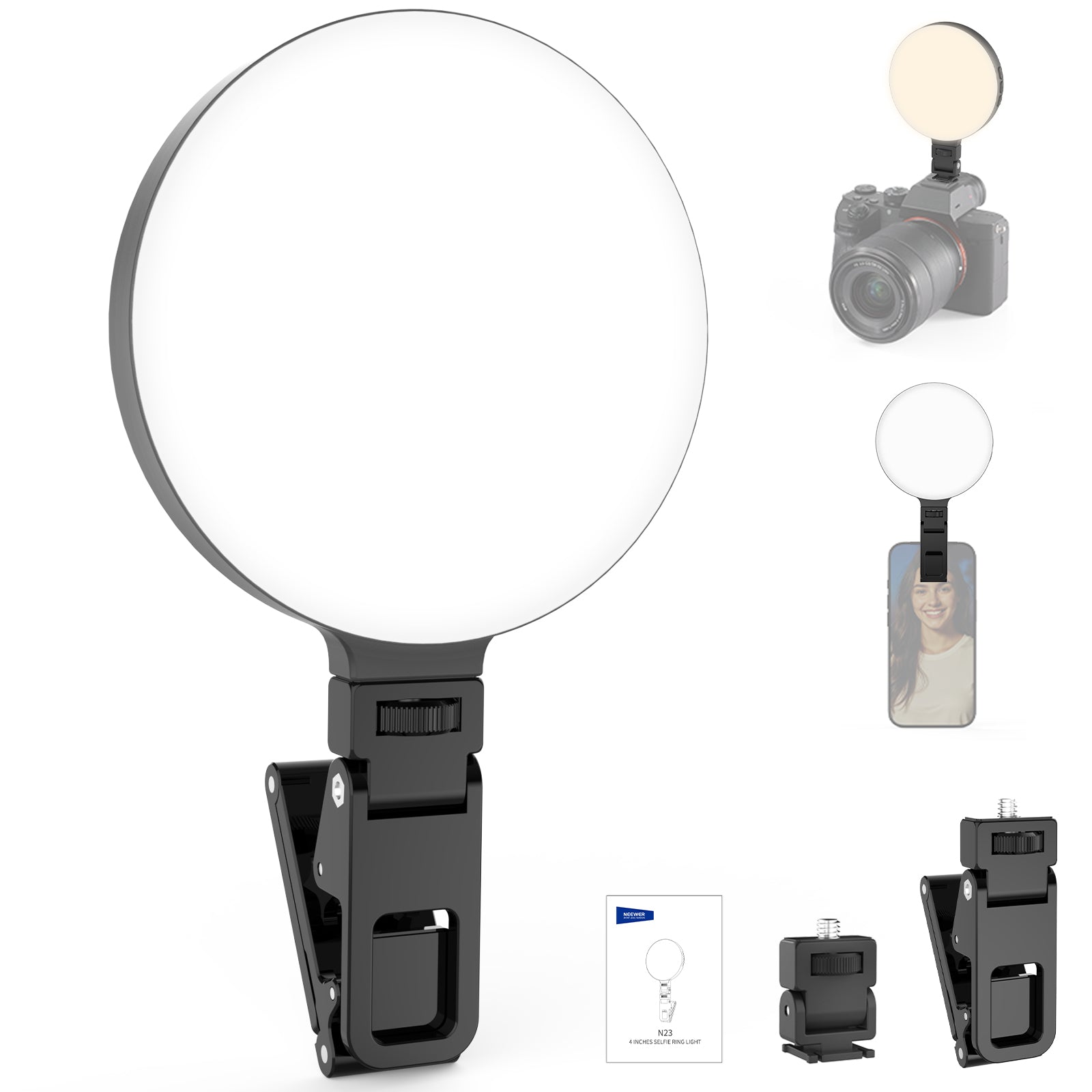 NEEWER ENTRY LEVEL VERSION N23 LED自撮りリングライト – NEEWER.JP
