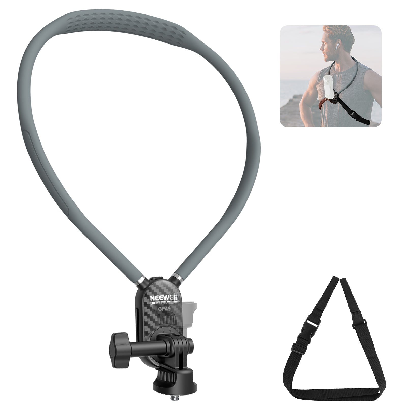 NEEWER GP49 ネックレスマウント アクションカメラ用 – NEEWER.JP