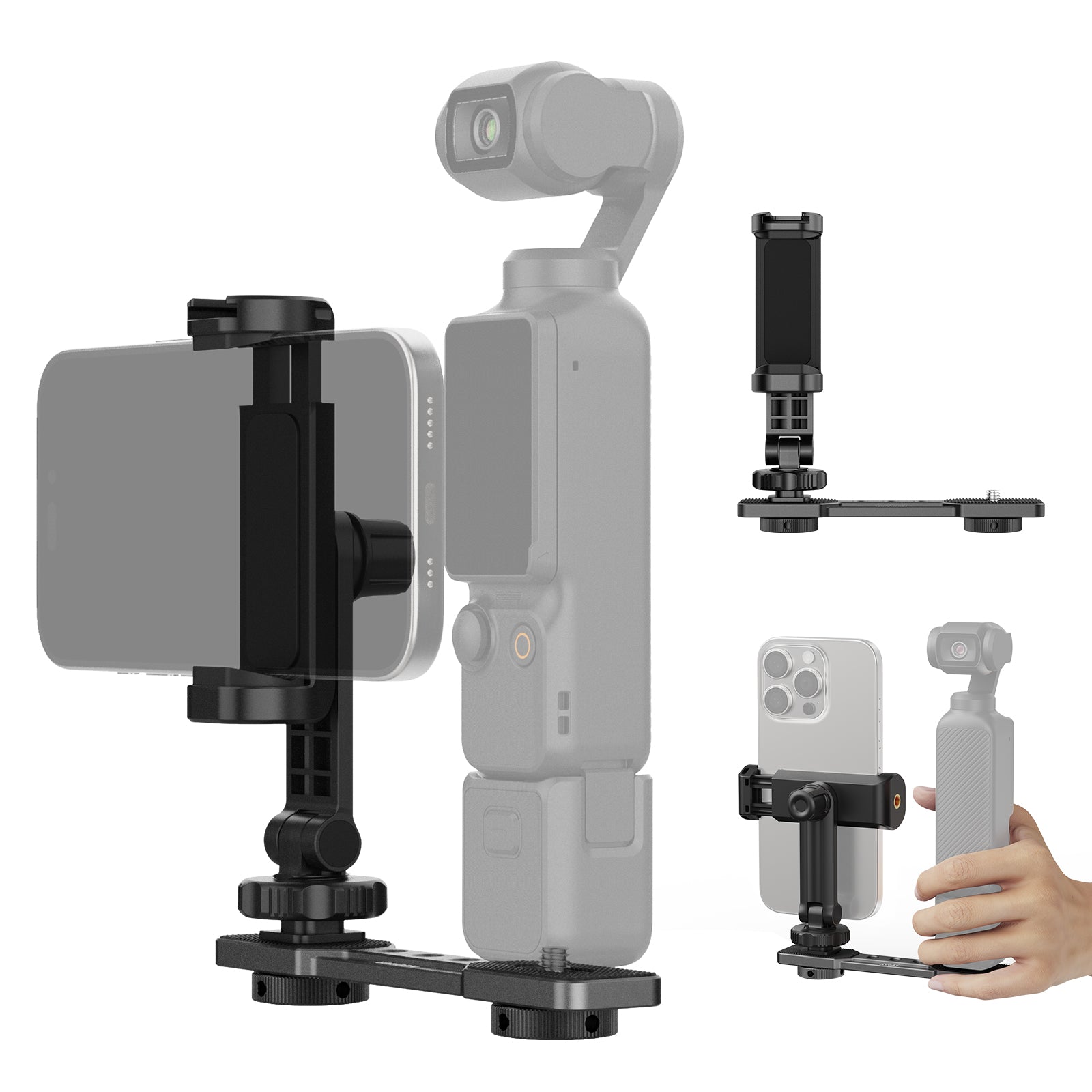 NEEWER AC021 スマホホルダーマウント コンパチブル DJI Osmo Pocket 3