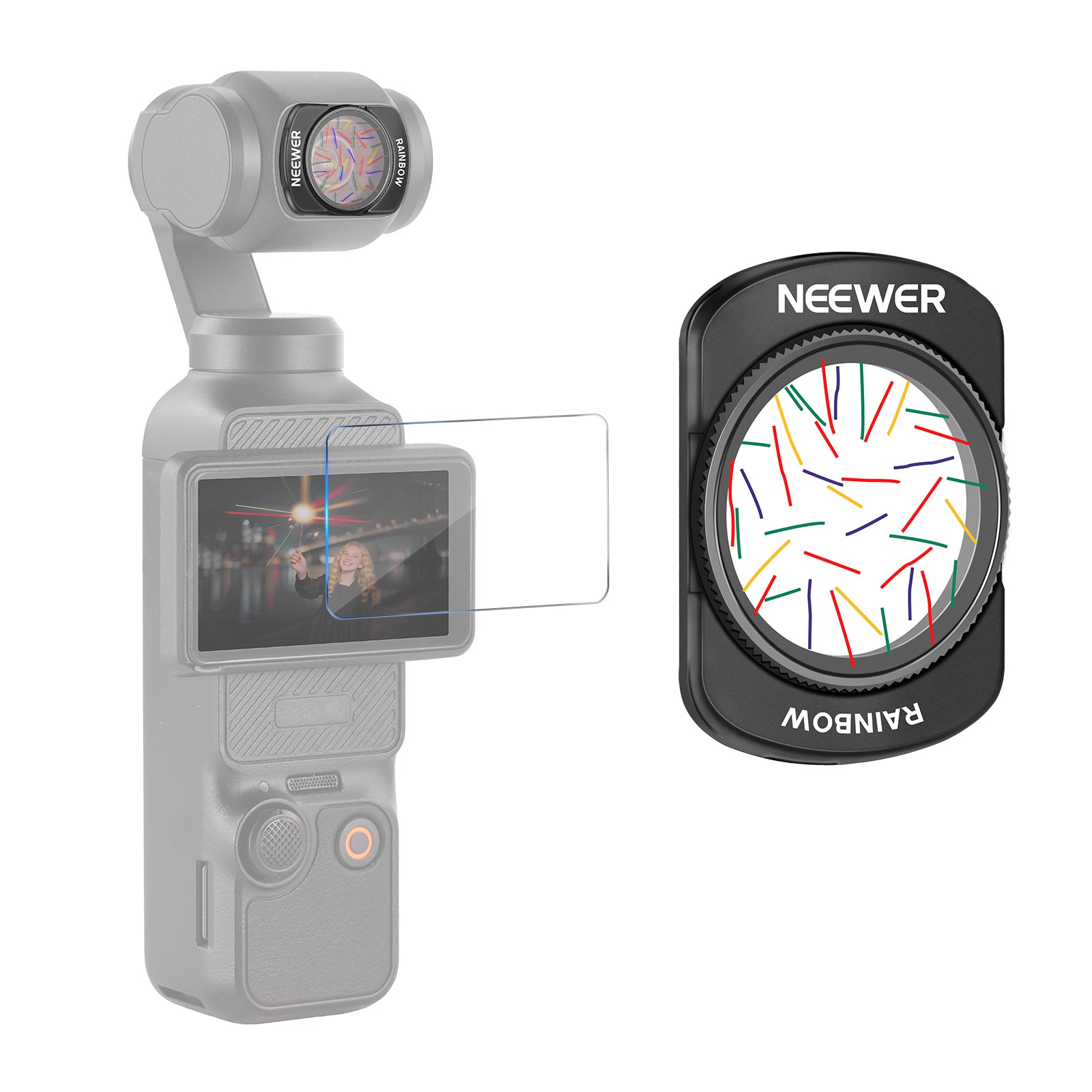 NEEWER 効果フィルター コンパチブル DJI Osmo Pocket 3 / Pocket 4