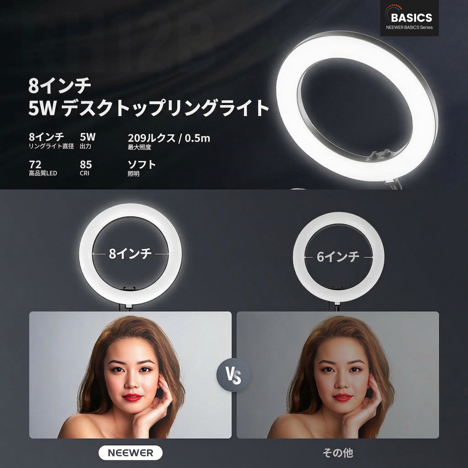 リングライト NEEWER ENTRY LEVEL VERSION N41 8