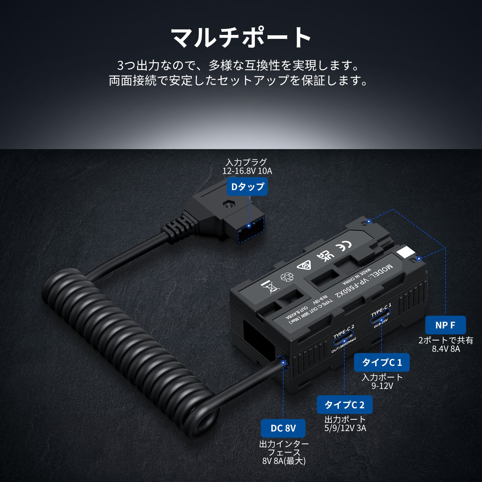 ★特大バッテリー★ 2021年製 15.6型 DVDROM 富士通 VV3 NEEWER VP-F550X2 両面ダミーバッテリーアダプター ディスプレイ付き