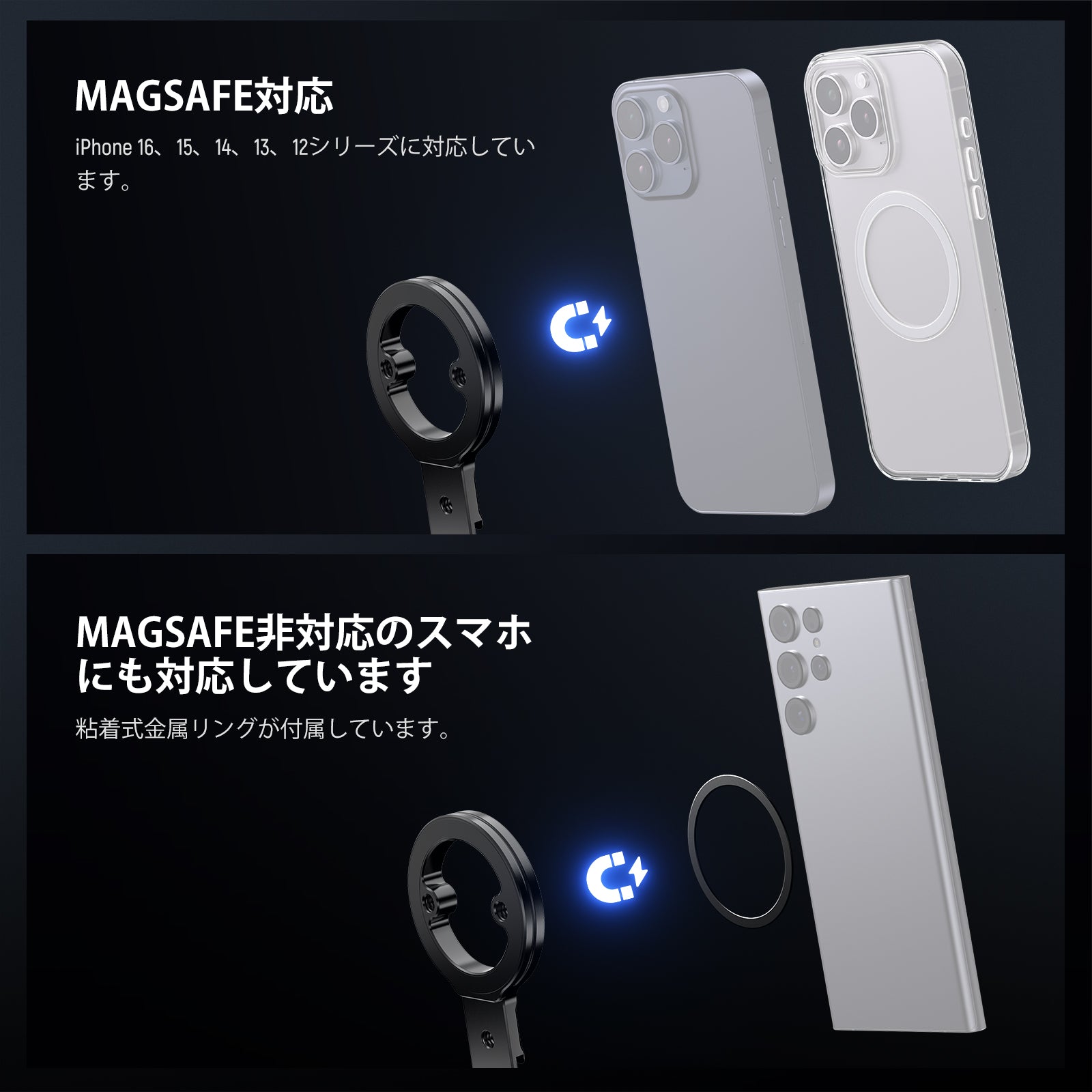 NEEWER PA098 デュアルマグネット式 スマホ三脚スタンド – NEEWER.JP