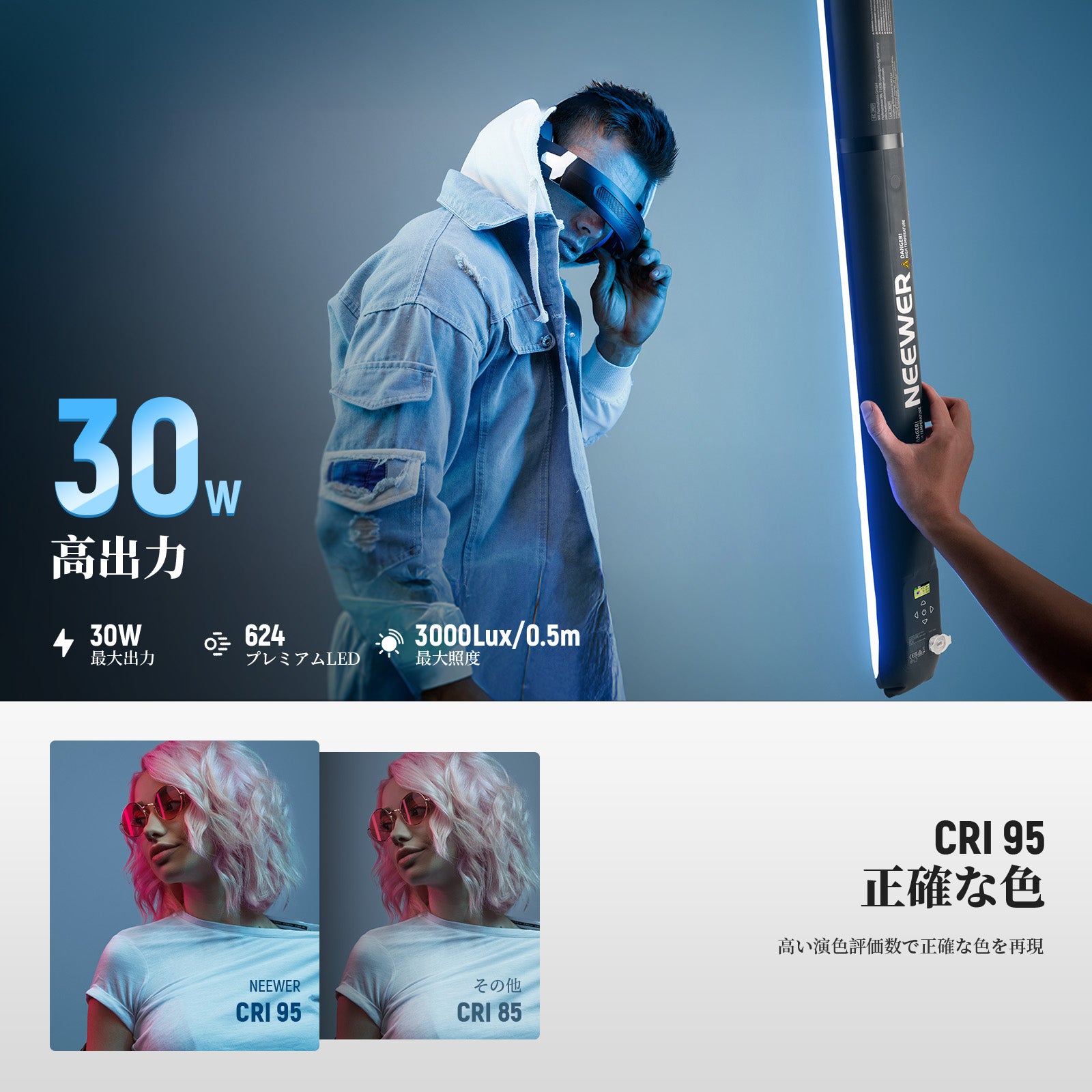 NEEWER BASICS GC30C 30W RGB インフレータブルライト – NEEWER.JP