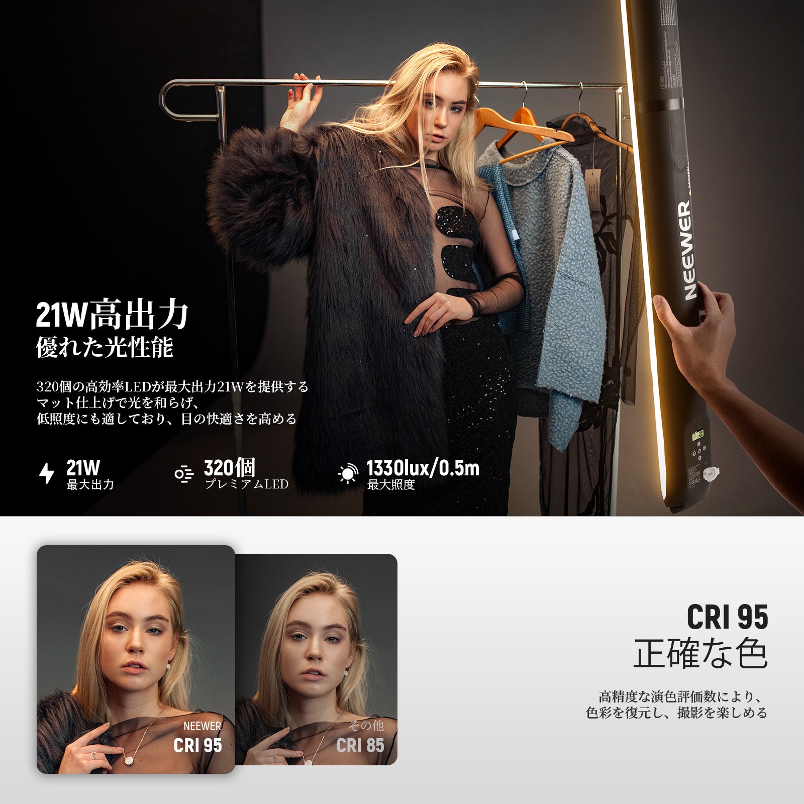 NEEWER BASICS GC21B 21W LED インフレータブルライト – NEEWER.JP