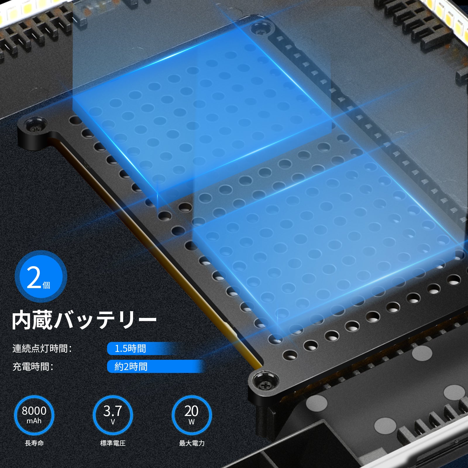 NEEWER 1パック NL-192AI LEDビデオライトパネル – NEEWER.JP