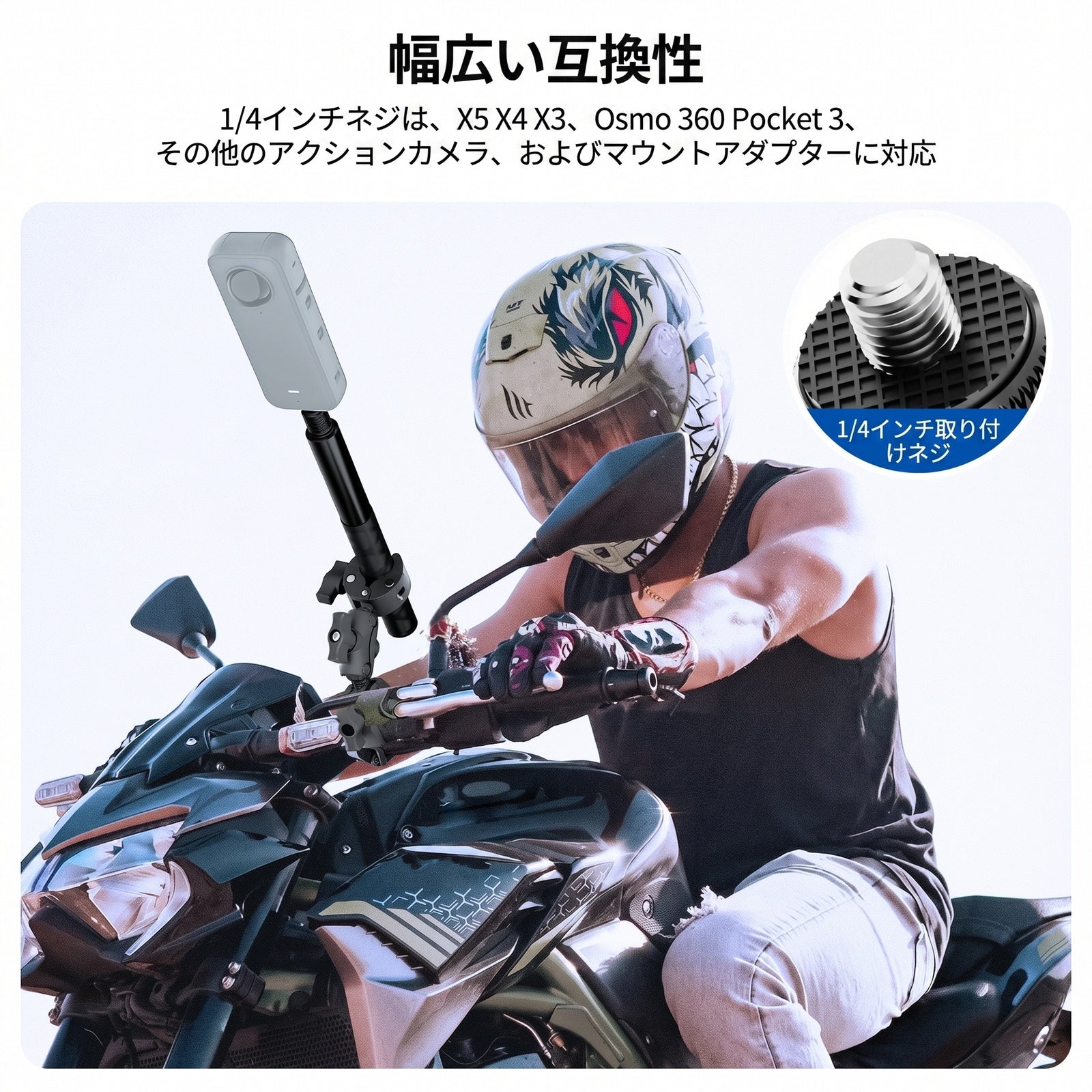 NEEWER BASICS GP-32 バイクカメラマウントキット – NEEWER.JP