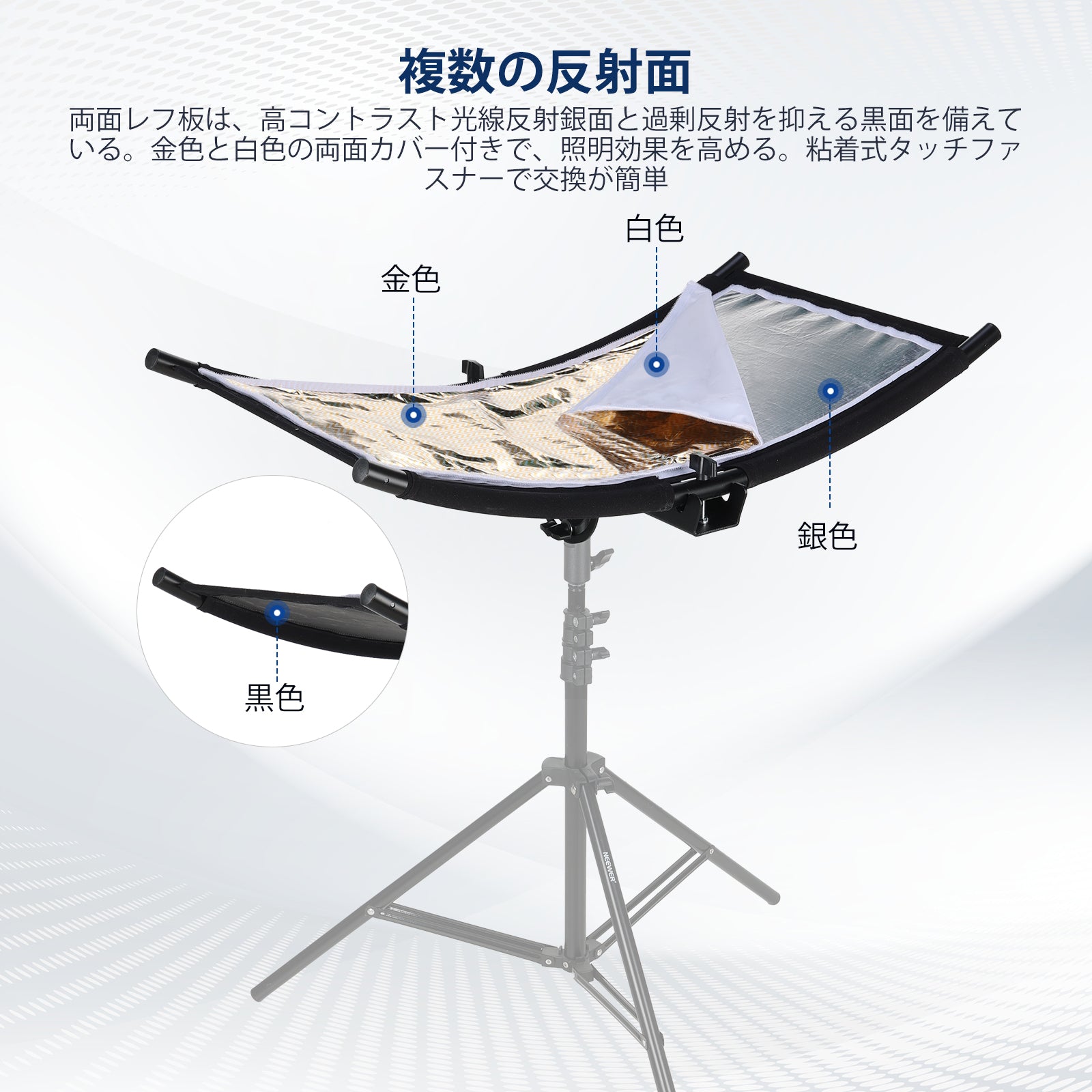 カラス　レフ板 Amazon | SOONPHO 撮影用 枠トレ 60 x 90cm サンスクリム反射板 レフ板