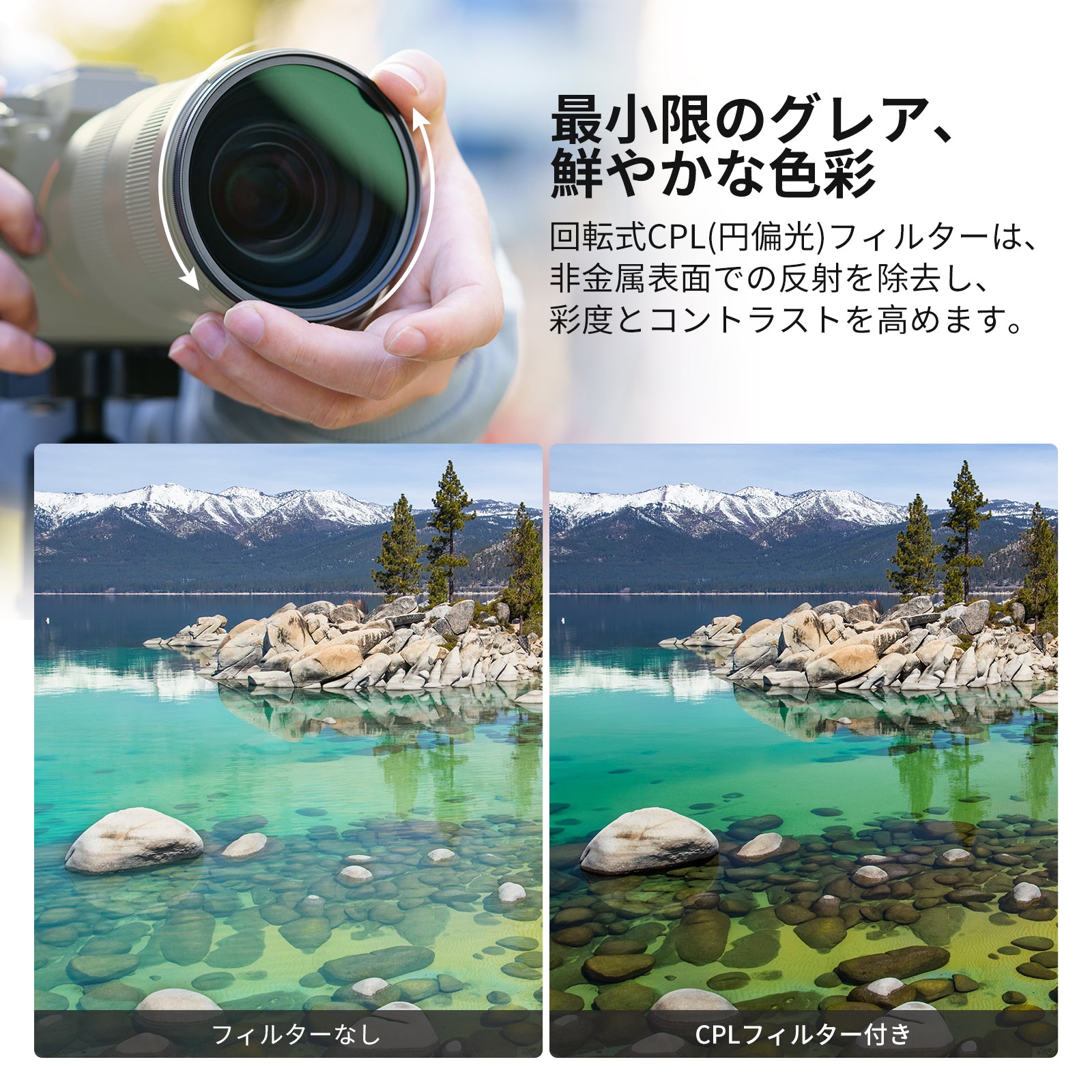 NEEWER 2パック CPL&ブラック拡散1/4フィルターセット – NEEWER.JP