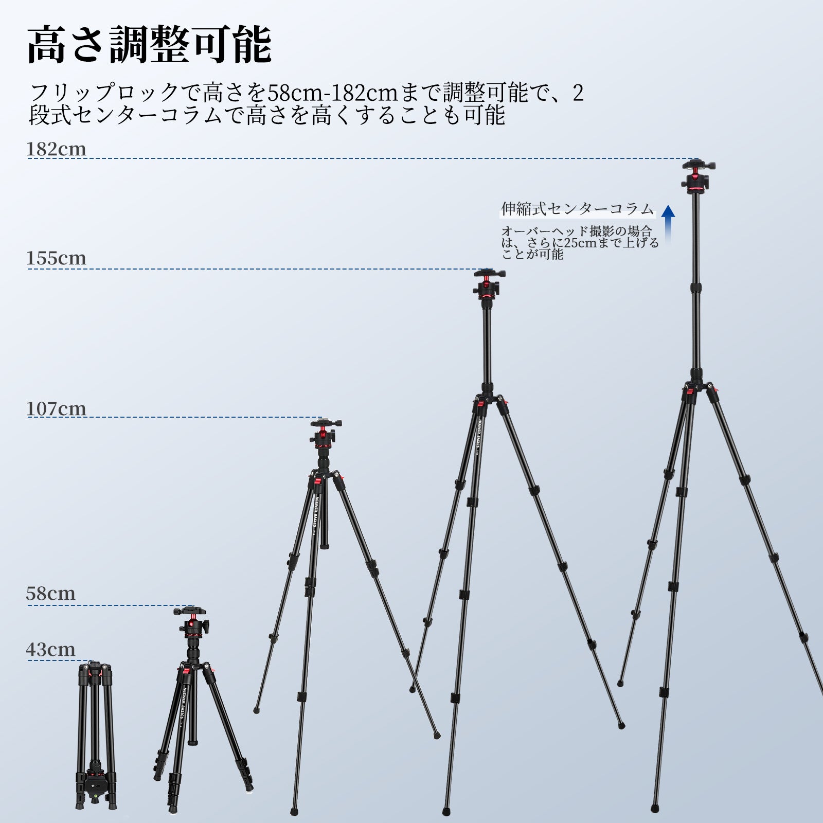 洋楽 Treal NEEWER TP14 BASICS カメラ三脚 – NEEWER.JP