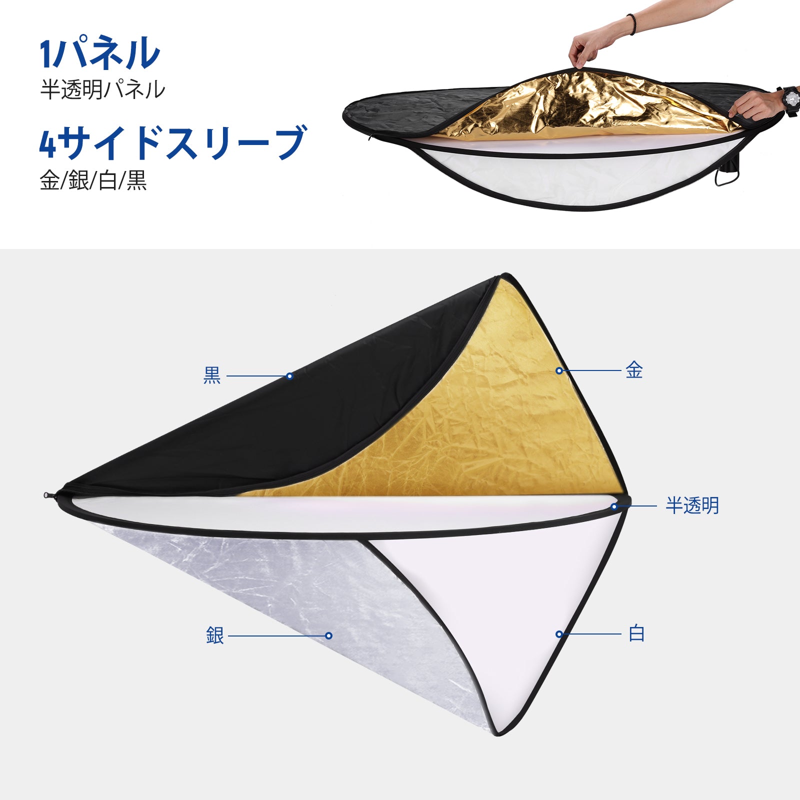 NEEWER 5in1 ライトレフ板 – NEEWER.JP