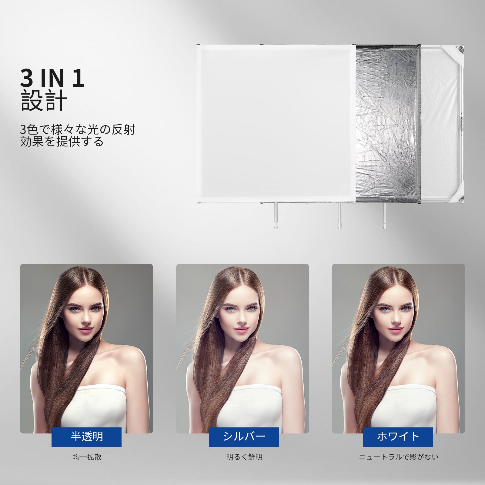 NEEWER 75x75cm/90x90cm 撮影用レフ板 – NEEWER.JP