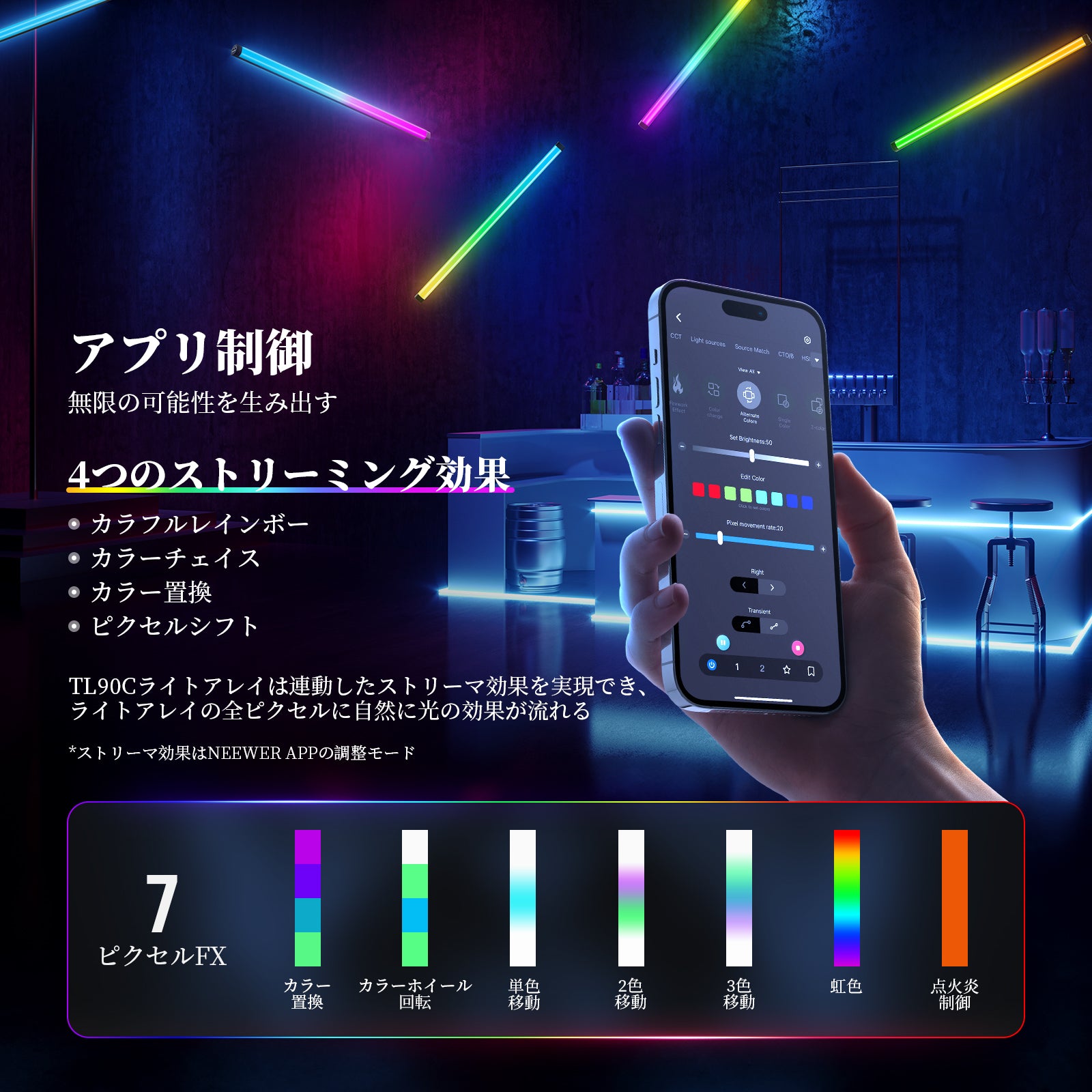 NEEWER TL90C 30W RGB チューブライト – NEEWER.JP