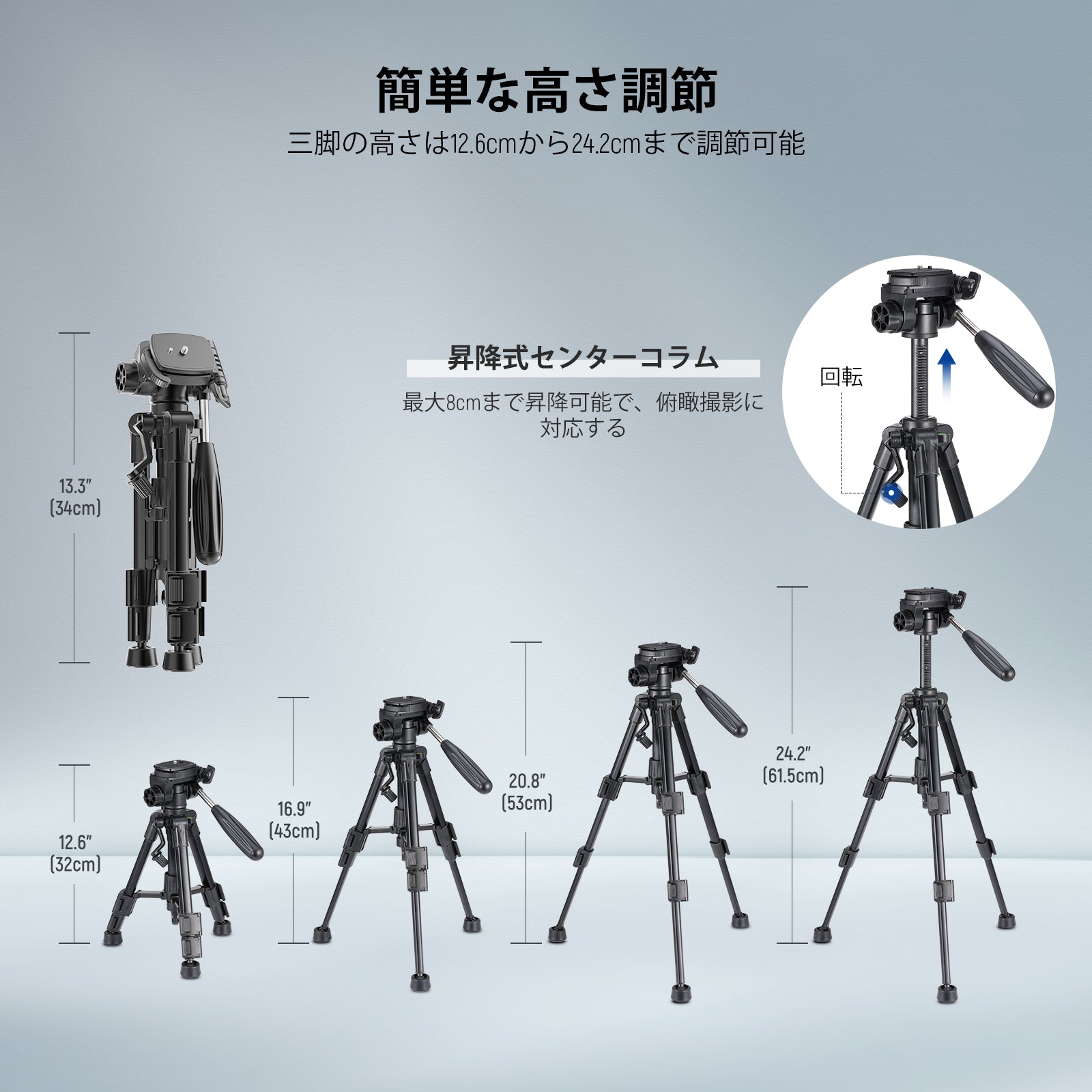 NEEWER BASICS TP02 ミニ三脚 カメラ＆スマホ用 – NEEWER.JP