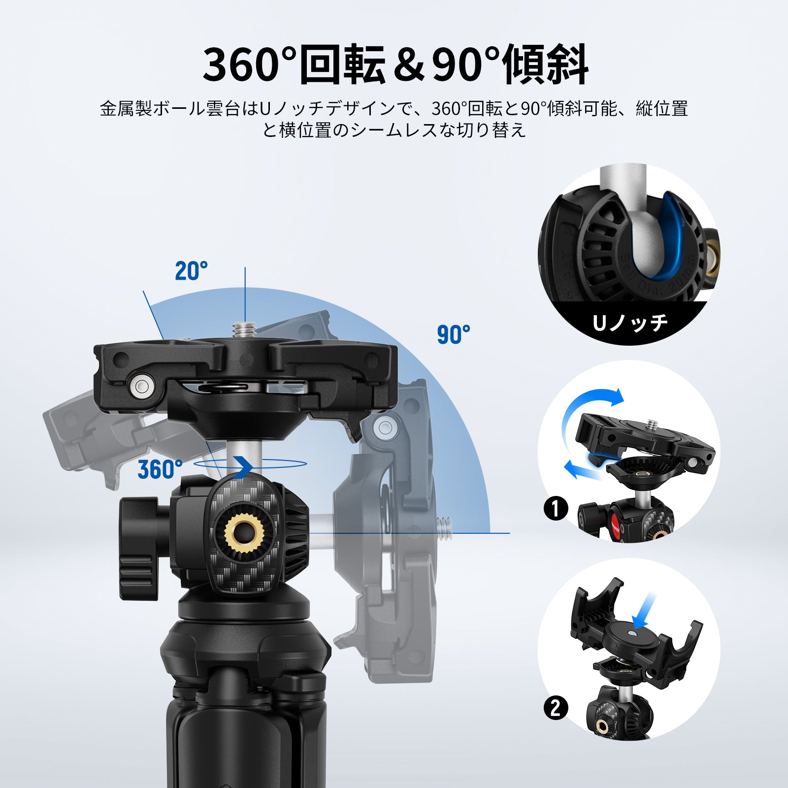 NEEWER TP35 フレキシブル三脚 – NEEWER.JP