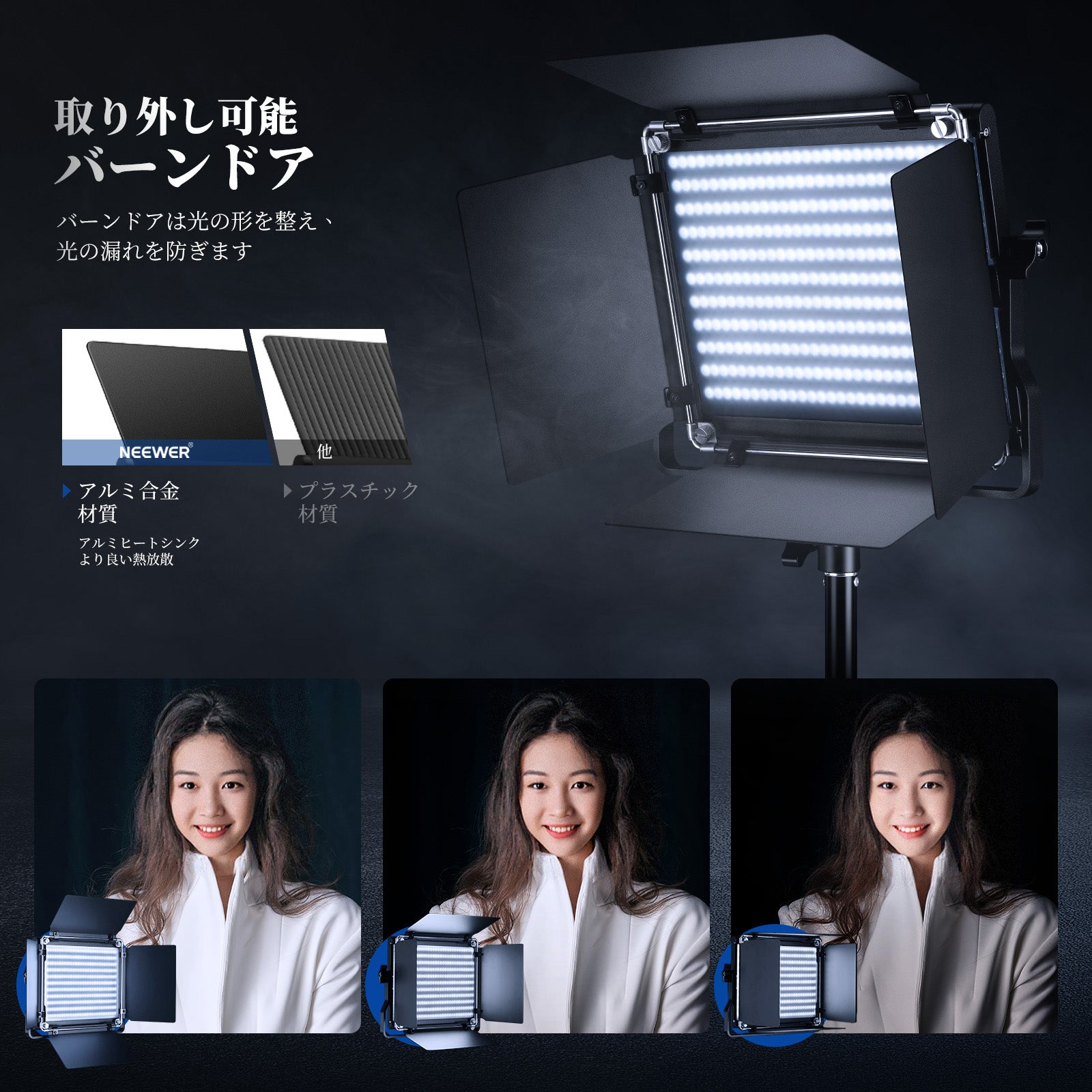 NEEWER 1パック 二色660 LEDビデオライト – NEEWER.JP