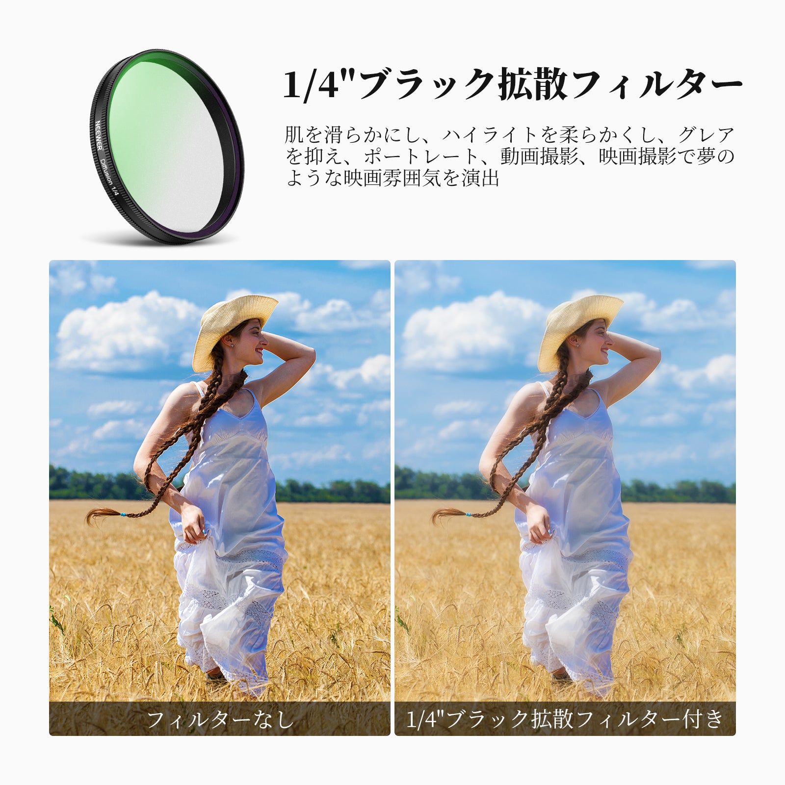 NEEWER フィルターセット Osmo Action 6対応 – NEEWER.JP