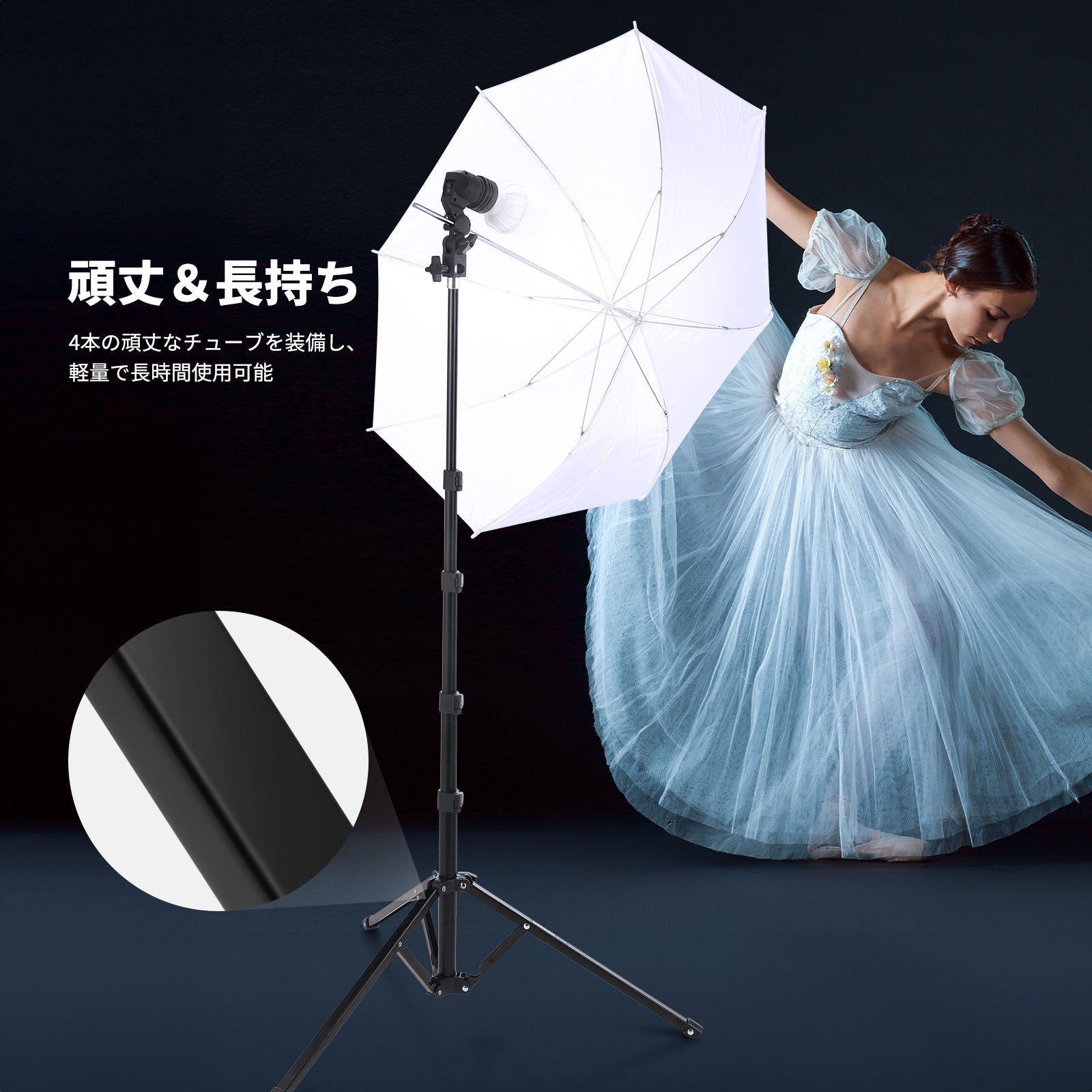 NEEWER ST180R 180cm ポータブル ライトスタンド – NEEWER.JP