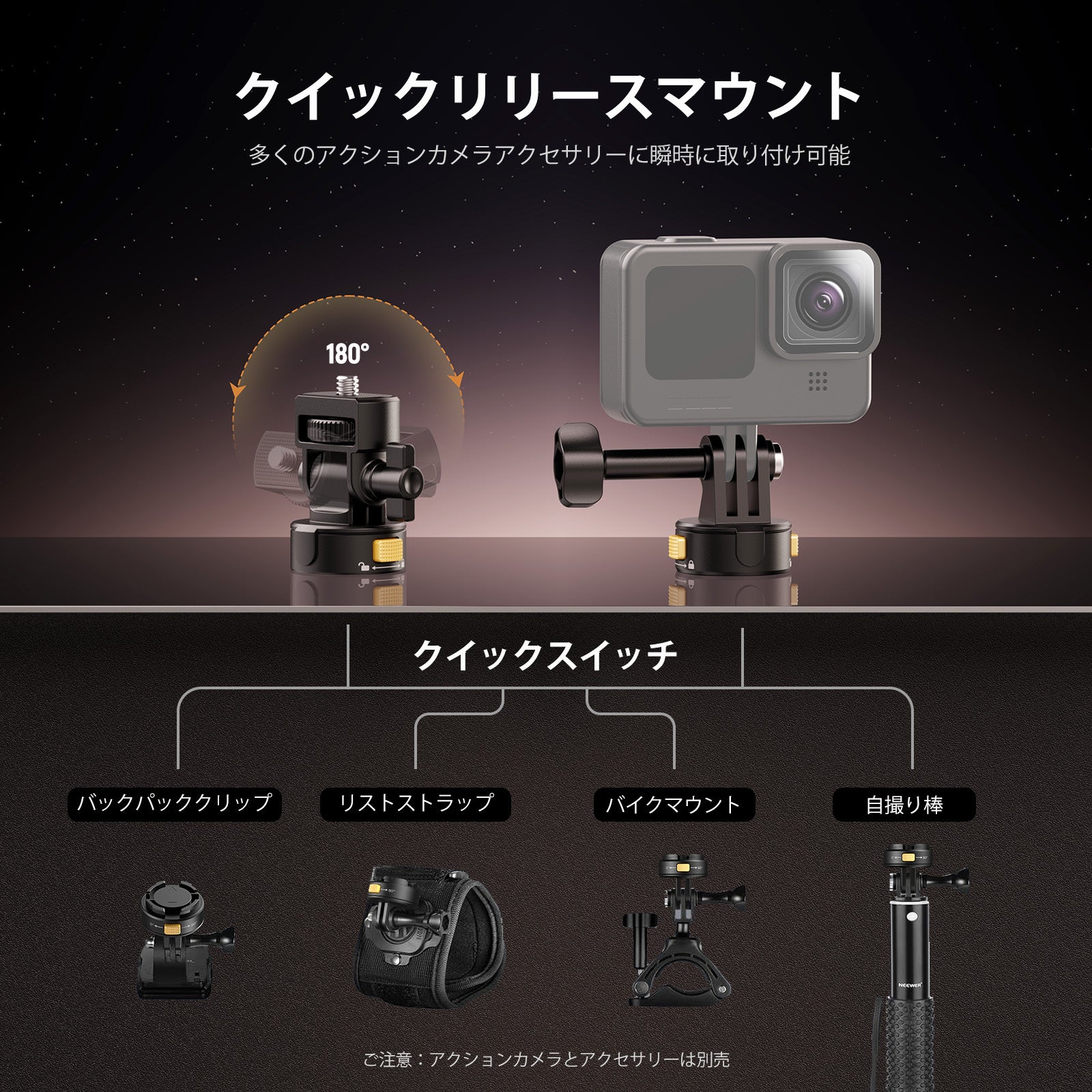 GoProセット INON GoPro対応製品 【セットアップ例】