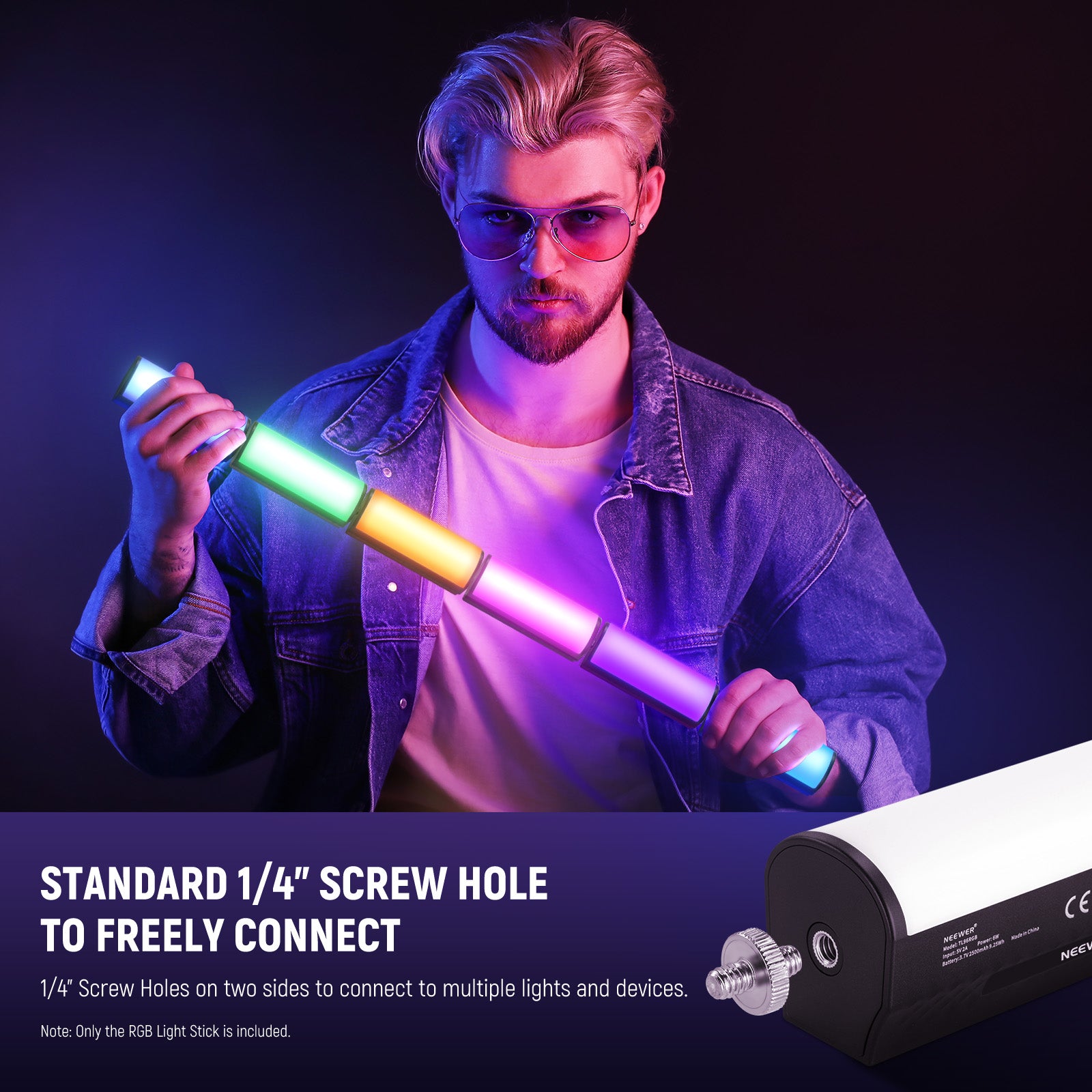 新品　NEEWER LEDビデオライト スティックライト ライト neewer Amazon | NEEWER RGB168 RGB LEDビデオライト 2パックセット 60W