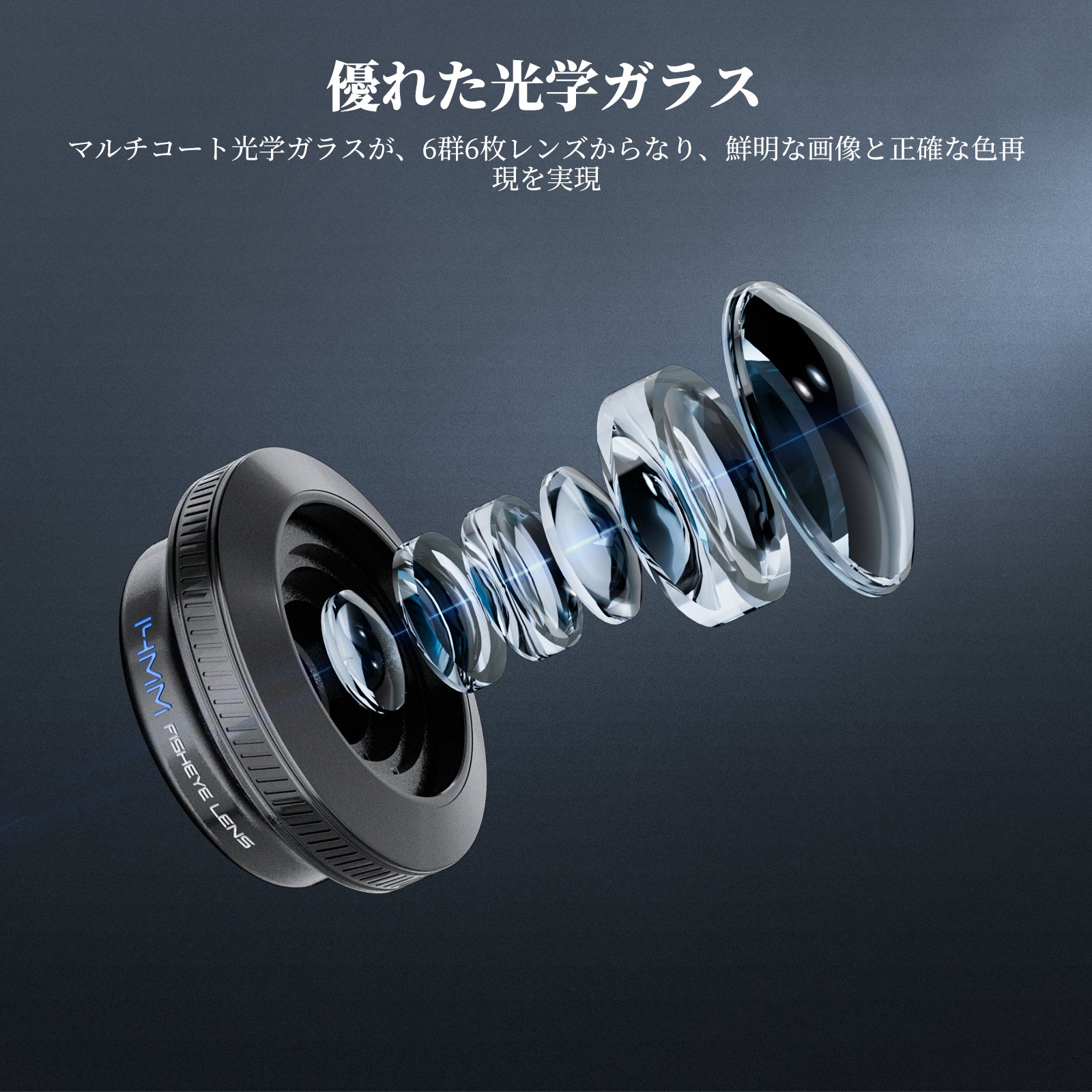 NEEWER LS-77 170° 14mm VR魚眼レンズ 17mmネジレンズクリップ付き