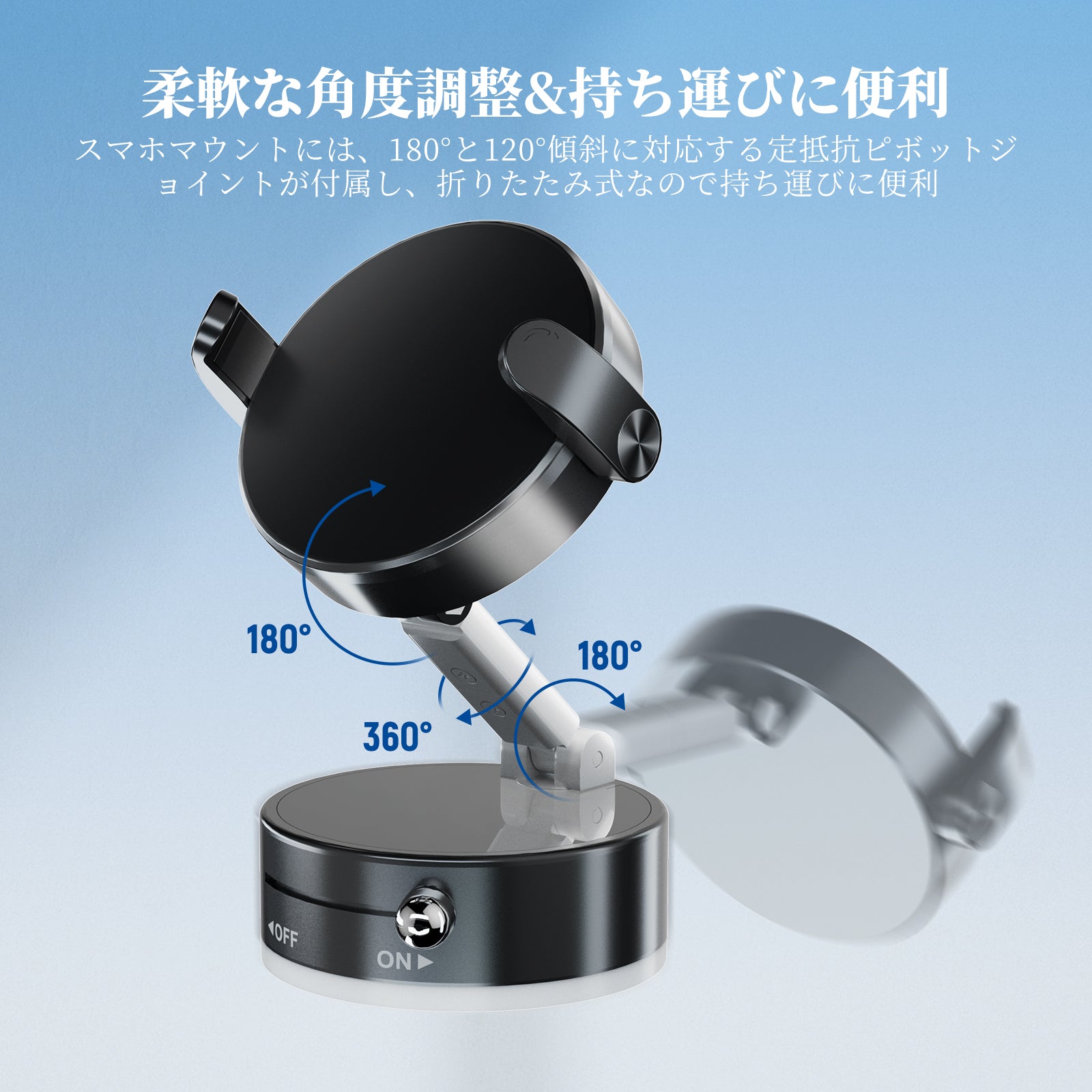 NEEWER ENTRY LEVEL VERSION A9 マグネット式 スマホホルダースタンド
