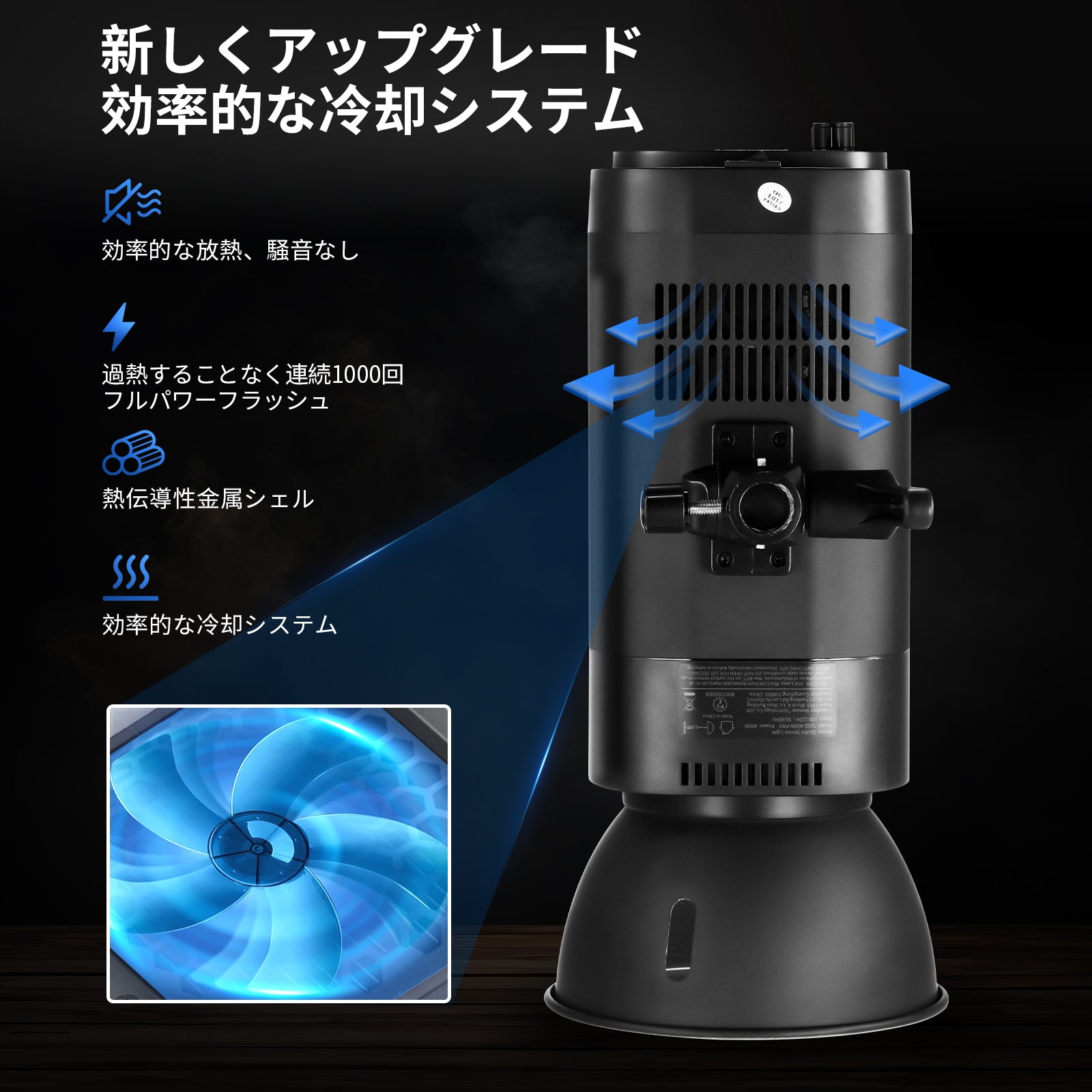 NEEWER 2パック S102-400W PRO 400Ws フラッシュライティングキット